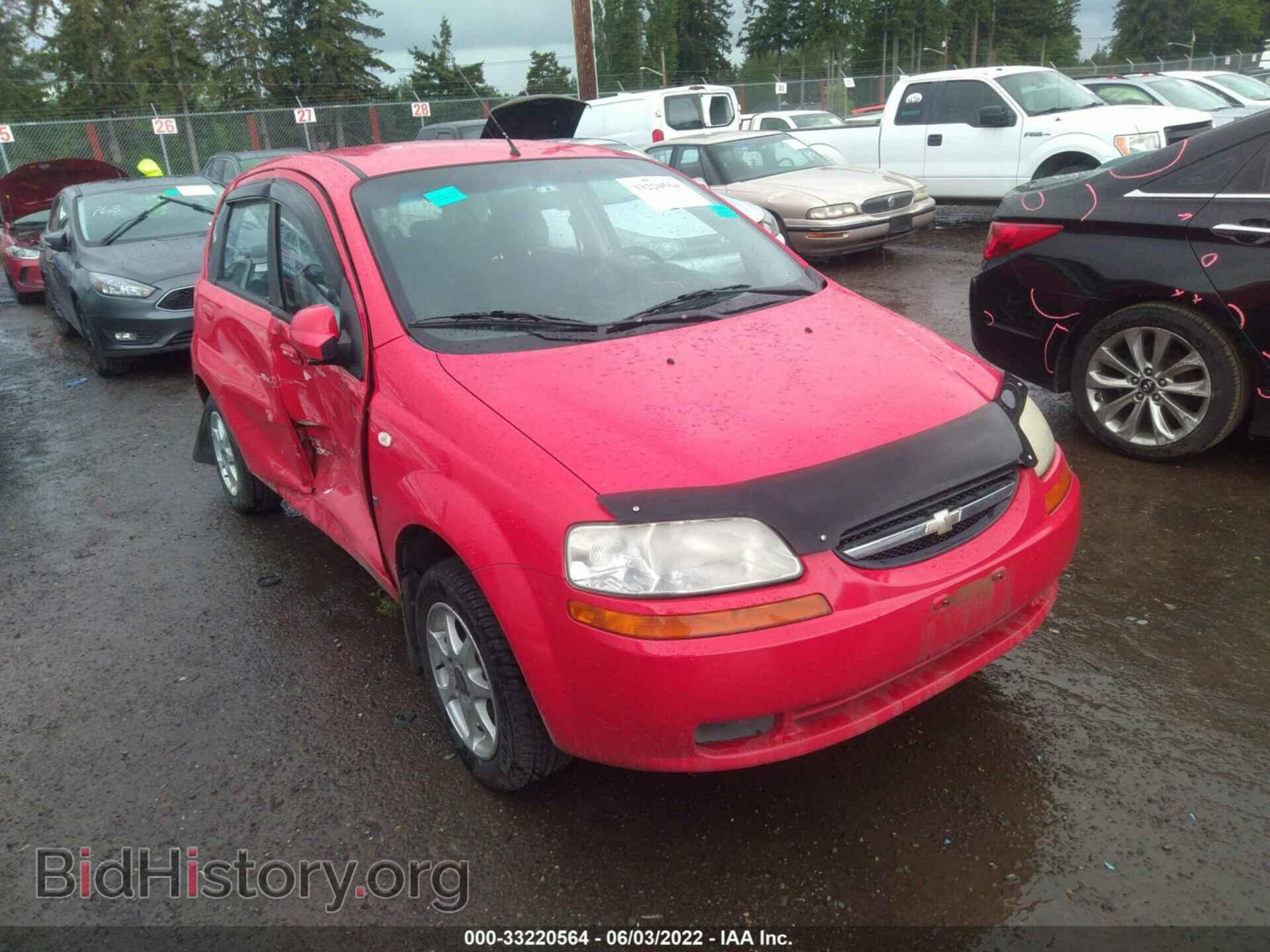Photo KL1TD66627B757813 - CHEVROLET AVEO 2007