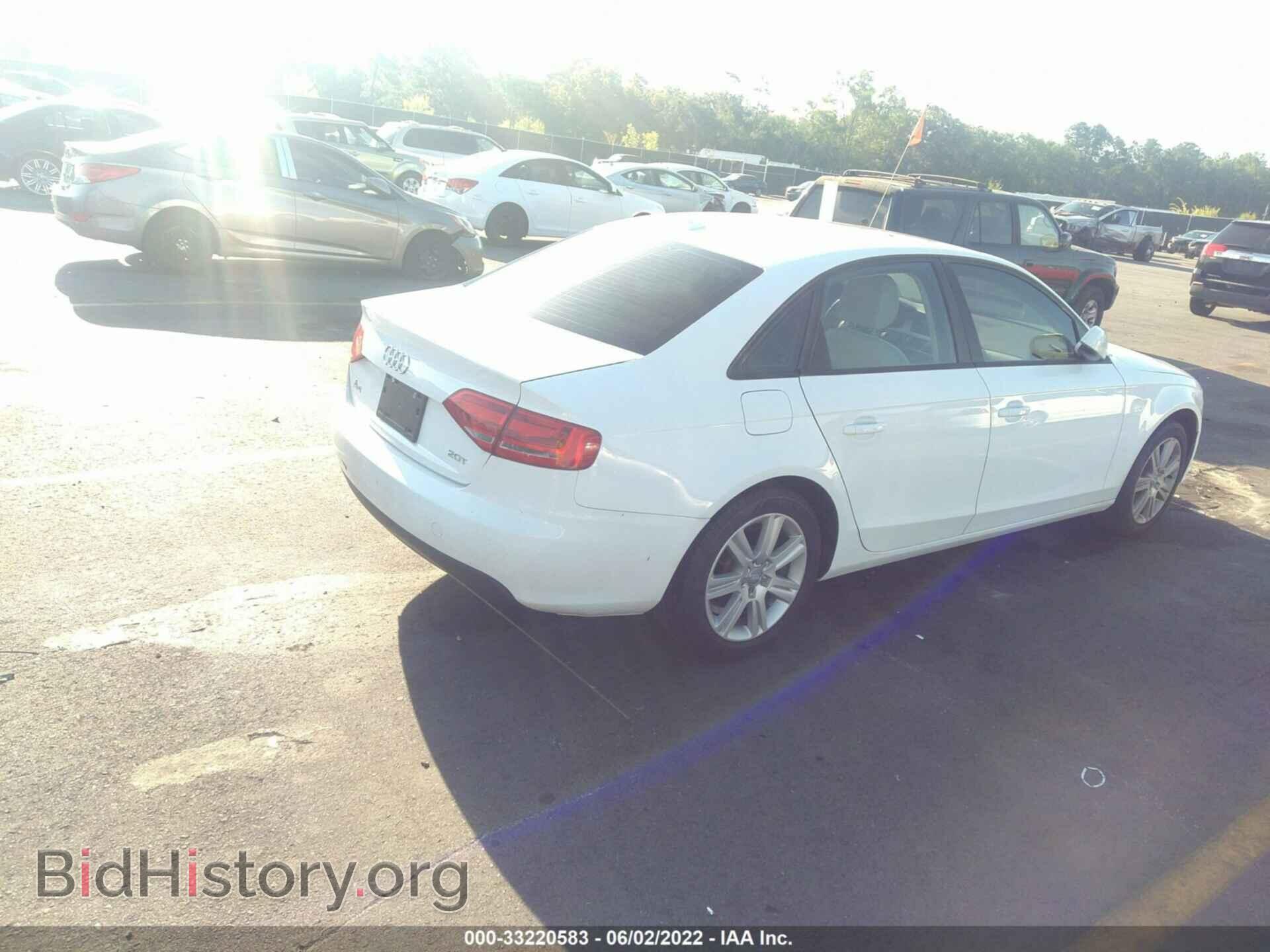 2011 AUDI A4 - VIN: WAUAFAFL7BN053758 - Фото 4
