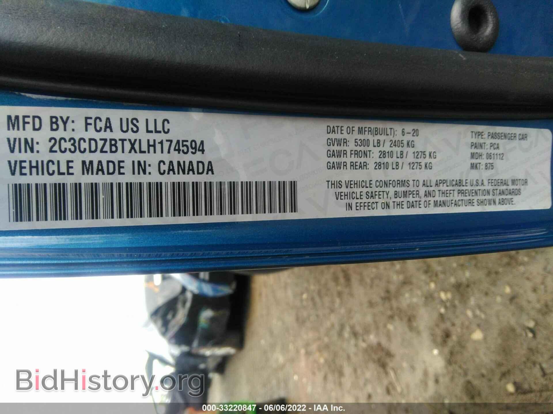 2020 DODGE CHALLENGER - VIN: 2C3CDZBTXLH174594 - Photo 9
