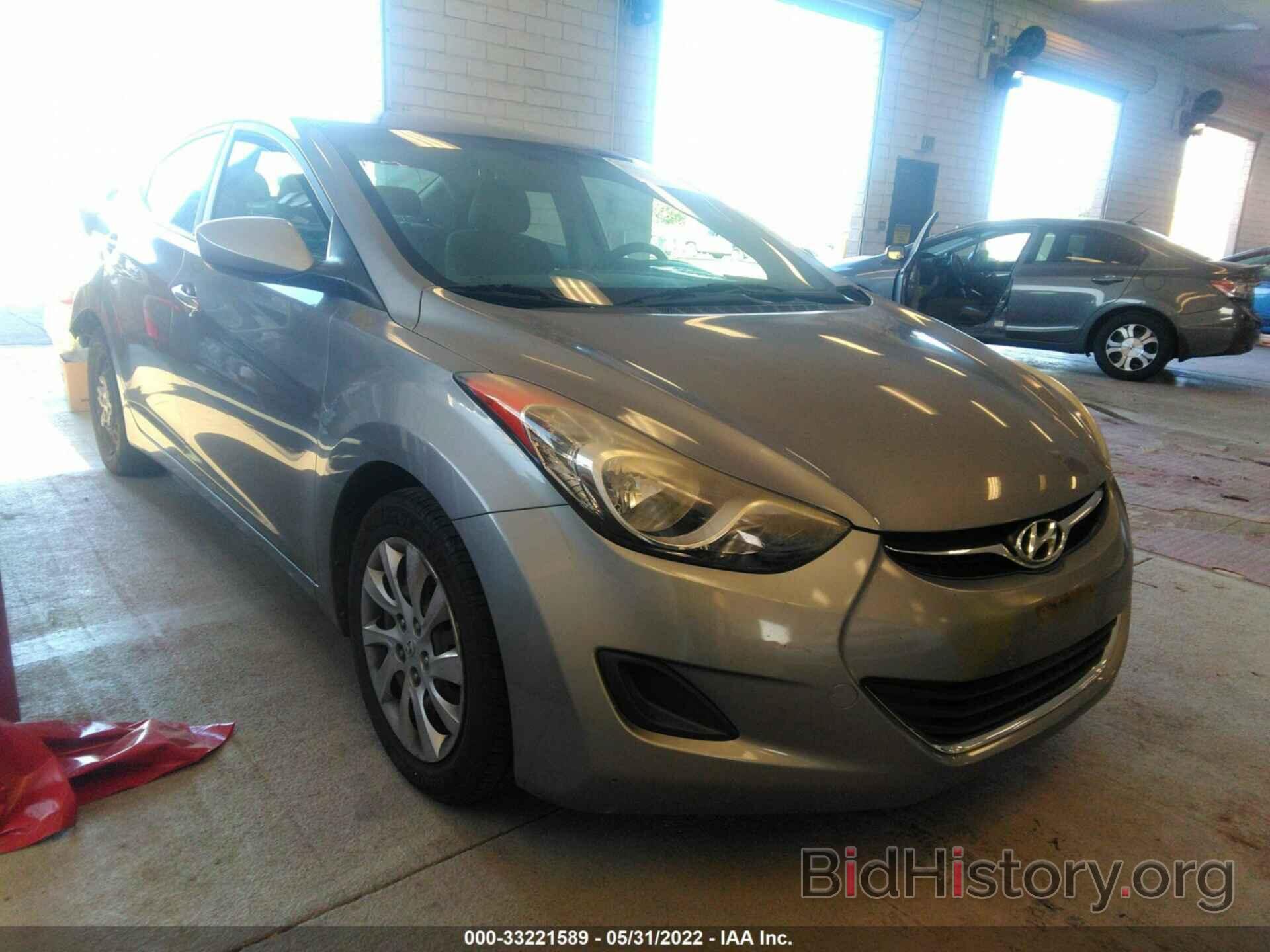 Photo KMHDH4AE6CU226192 - HYUNDAI ELANTRA 2012