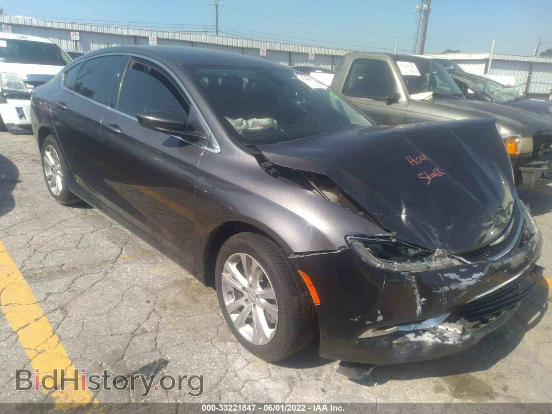 Фотография 1C3CCCAB7FN620916 - CHRYSLER 200 2015