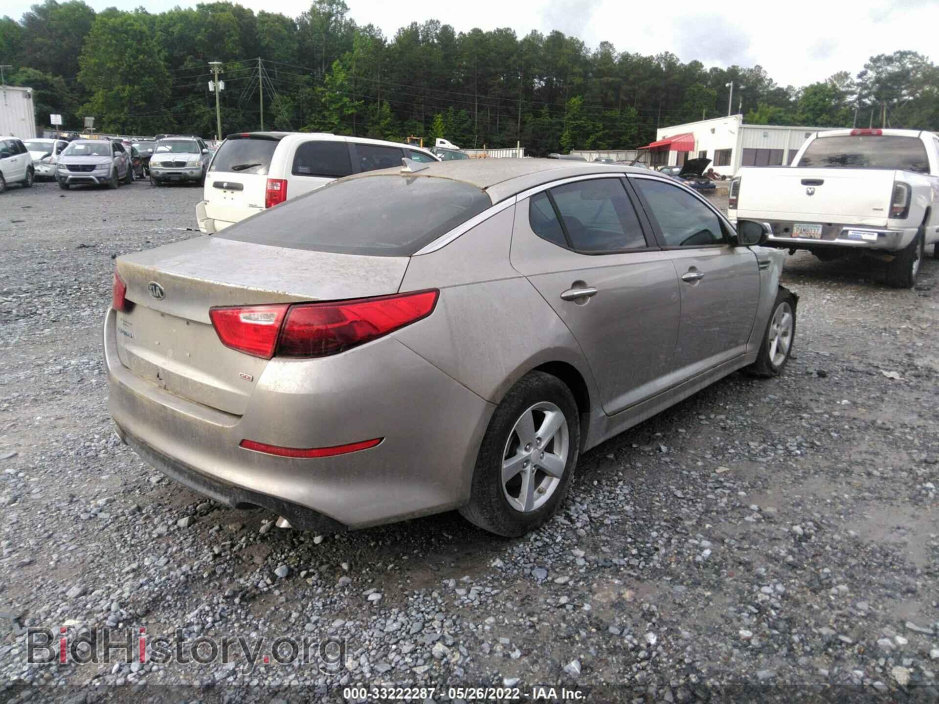 2015 KIA OPTIMA - VIN: 5XXGM4A76FG447848 - Фото 4