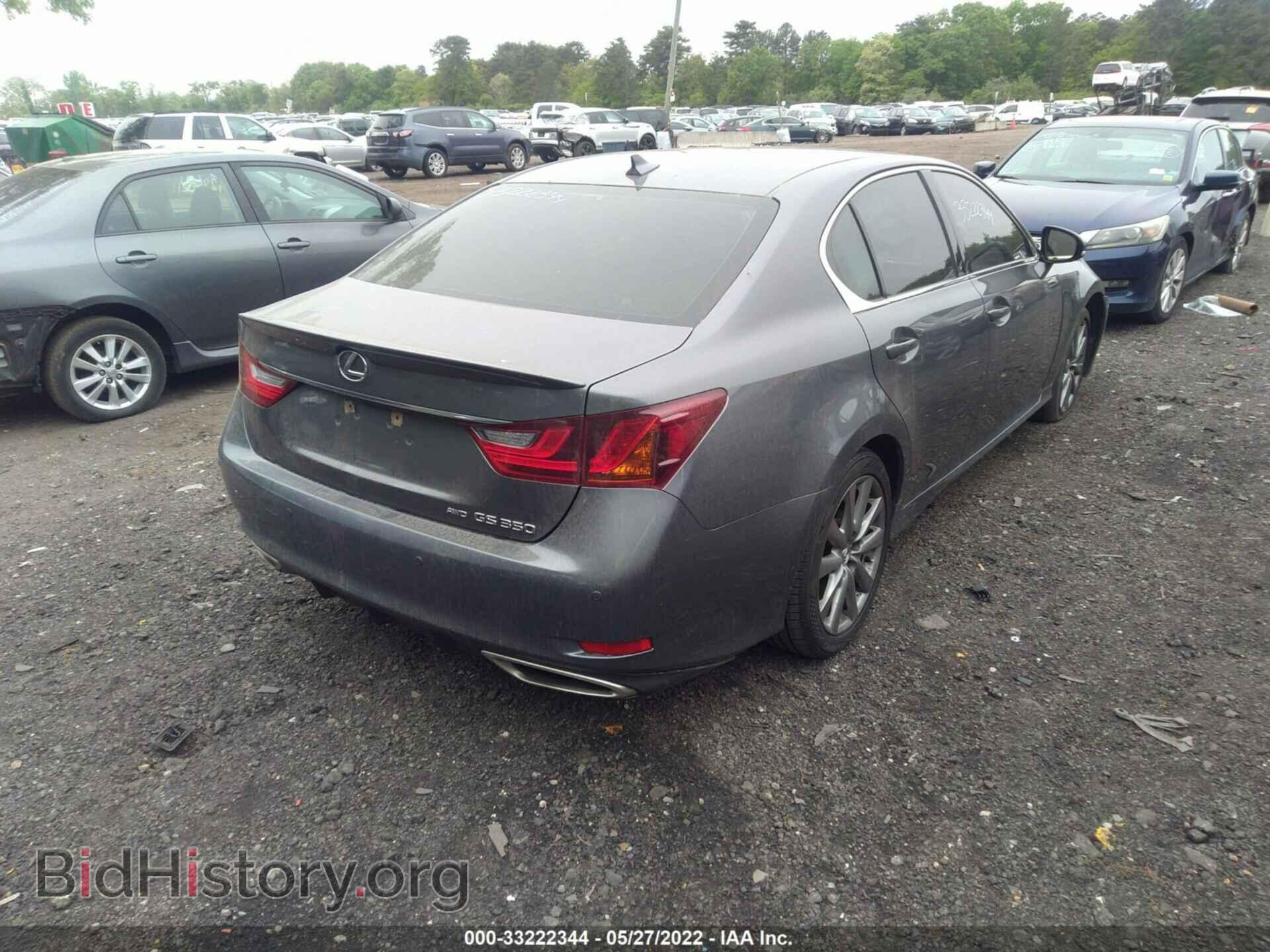 2013 LEXUS GS 350 - VIN: JTHCE1BL5D5017606 - Фото 4