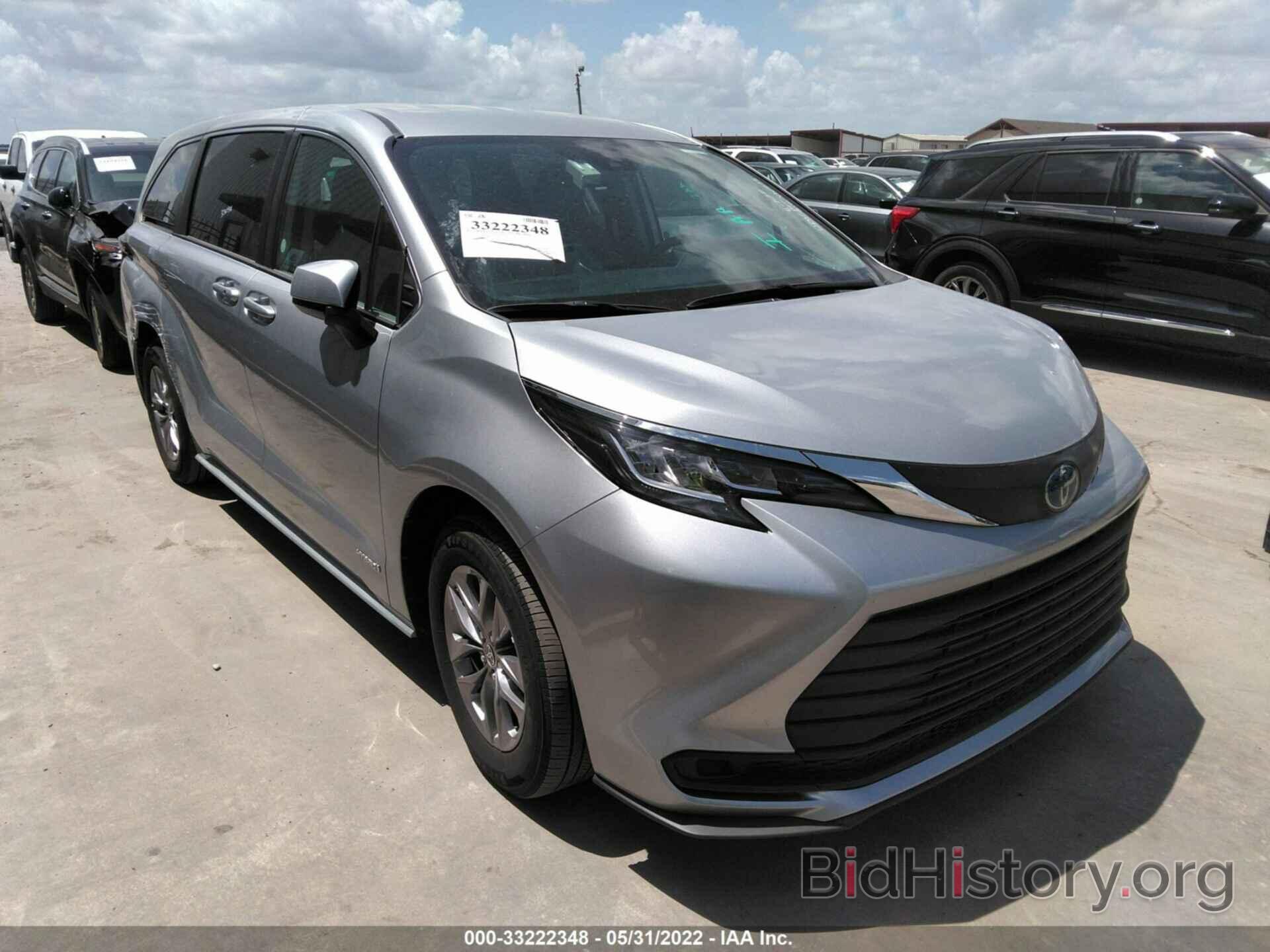 Photo 5TDKRKEC1MS043424 - TOYOTA SIENNA 2021