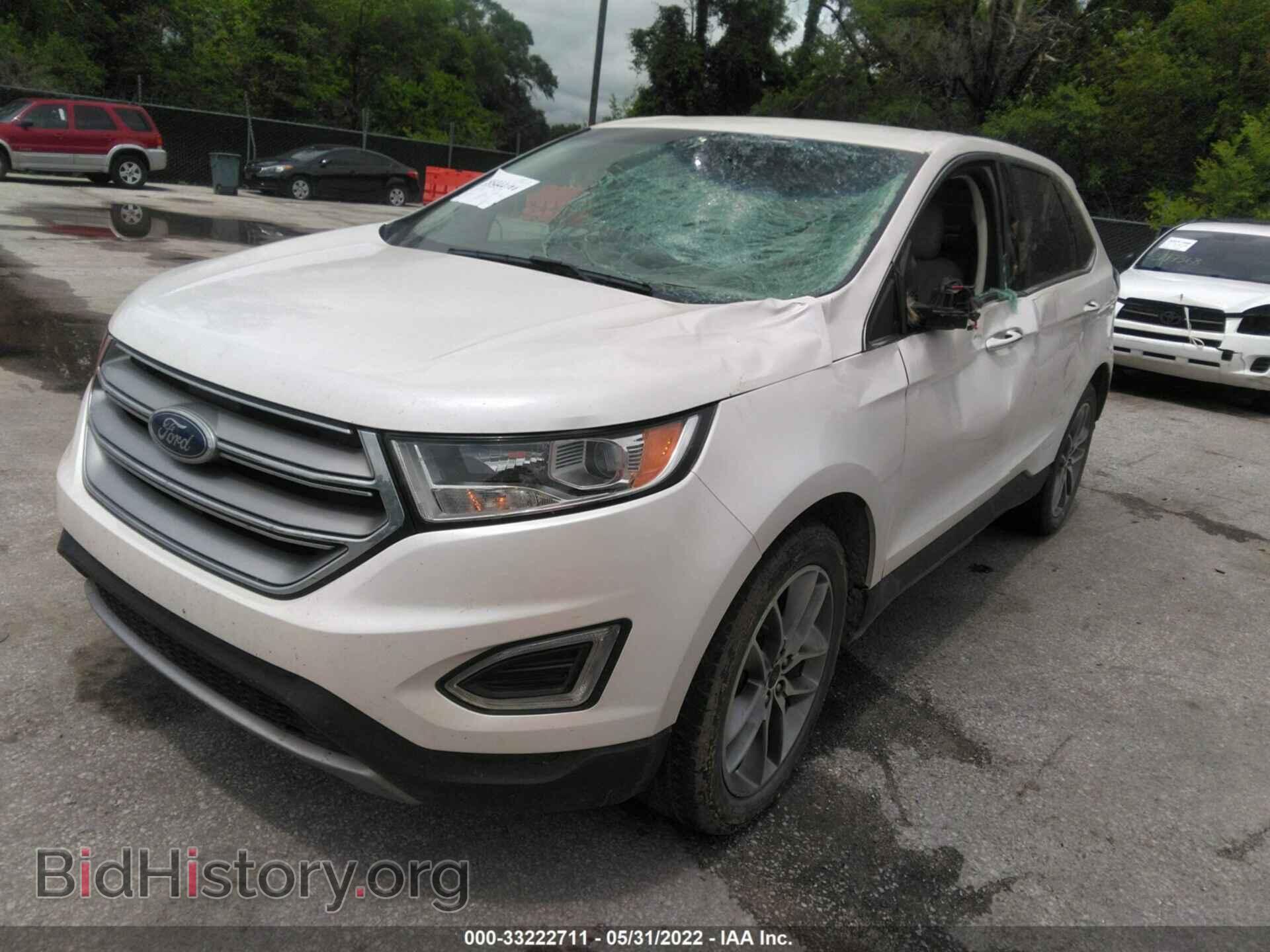 2016 FORD EDGE - VIN: 2FMPK3K93GBB99345 - Фото 2