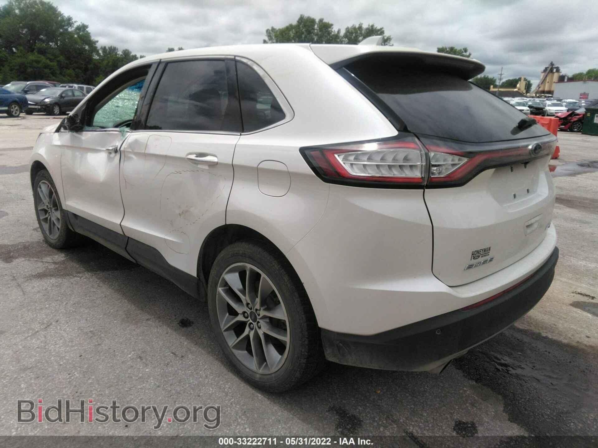 2016 FORD EDGE - VIN: 2FMPK3K93GBB99345 - Фото 3
