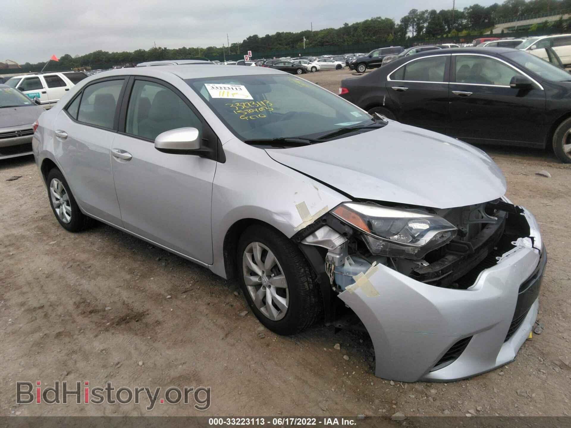 Фотография 2T1BURHEXFC230726 - TOYOTA COROLLA 2015