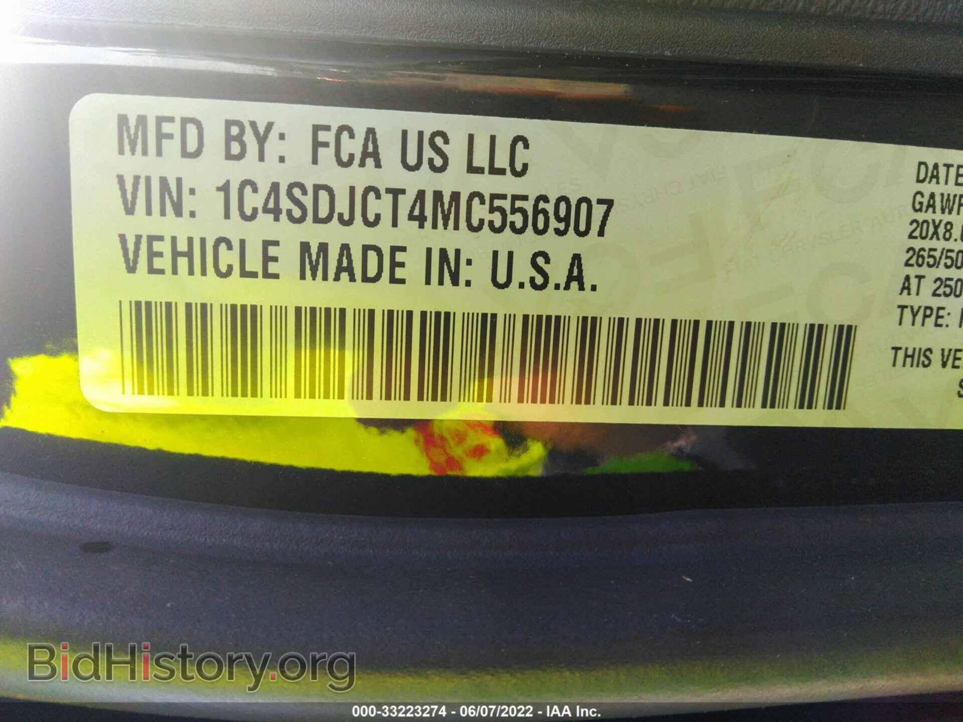 2021 DODGE DURANGO - VIN: 1C4SDJCT4MC556907 - Photo 9