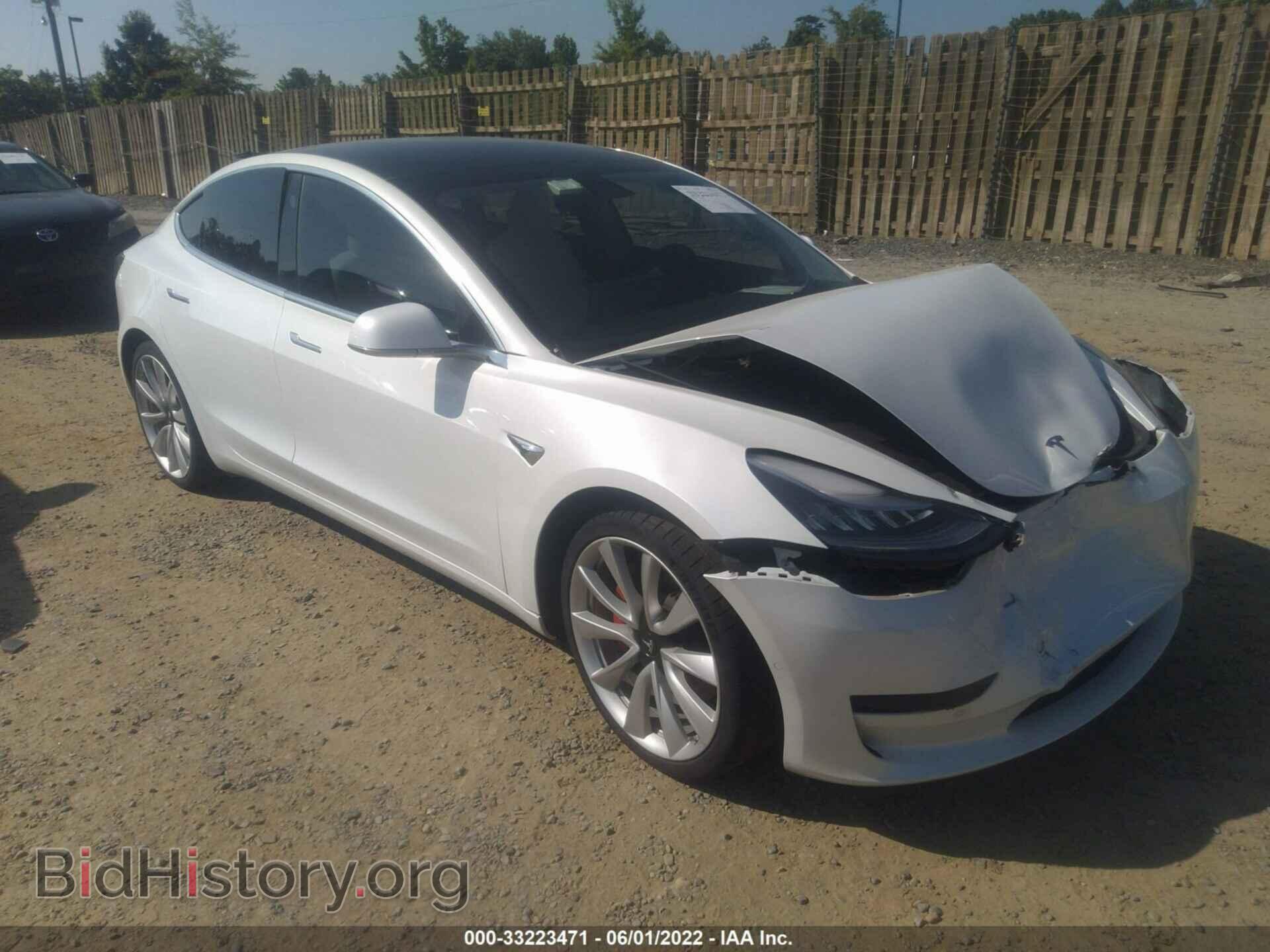 Photo 5YJ3E1EB3KF422136 - TESLA MODEL 3 2019