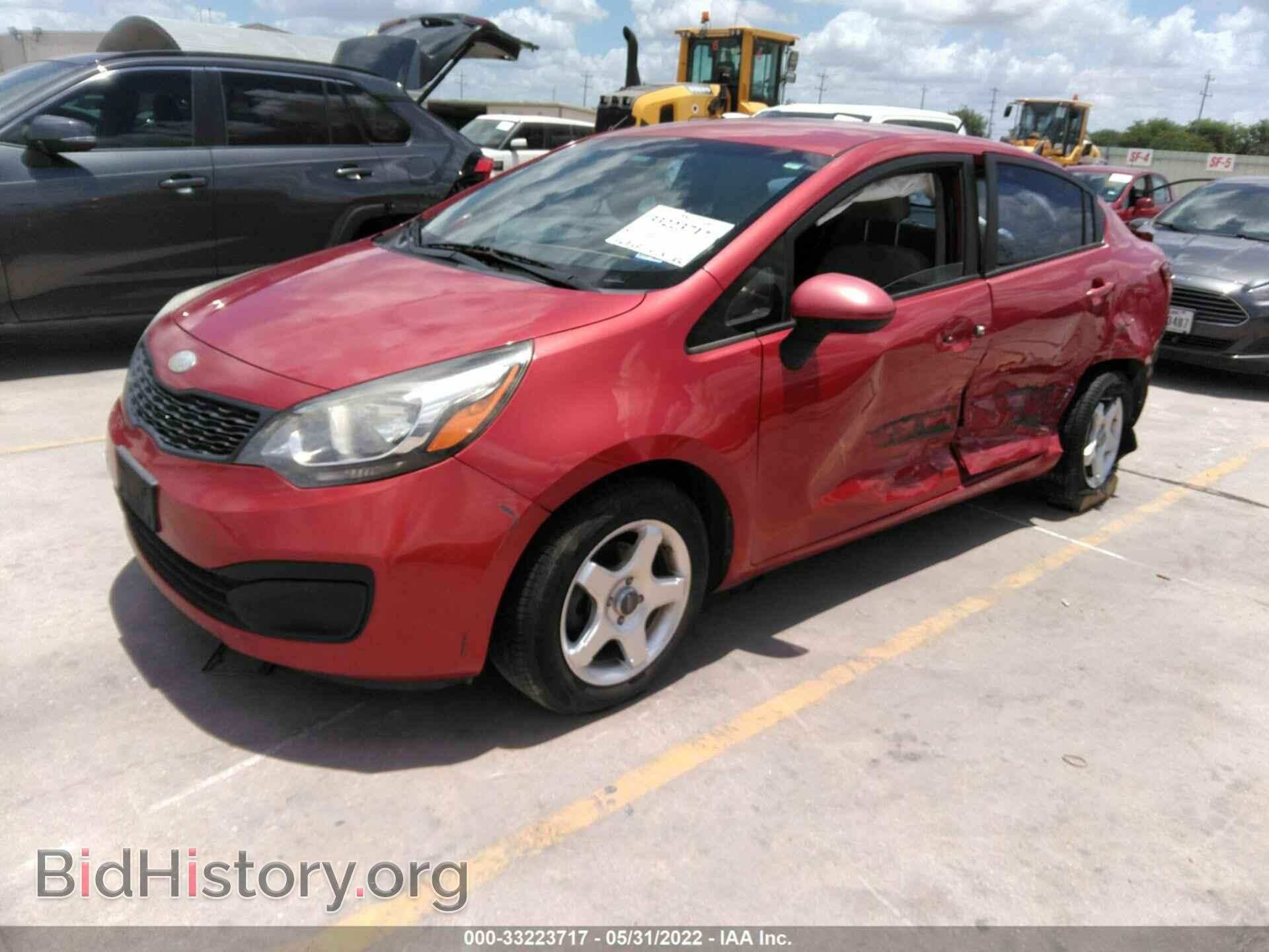 2013 KIA RIO - VIN: KNADM4A37D6295832 - Фото 2