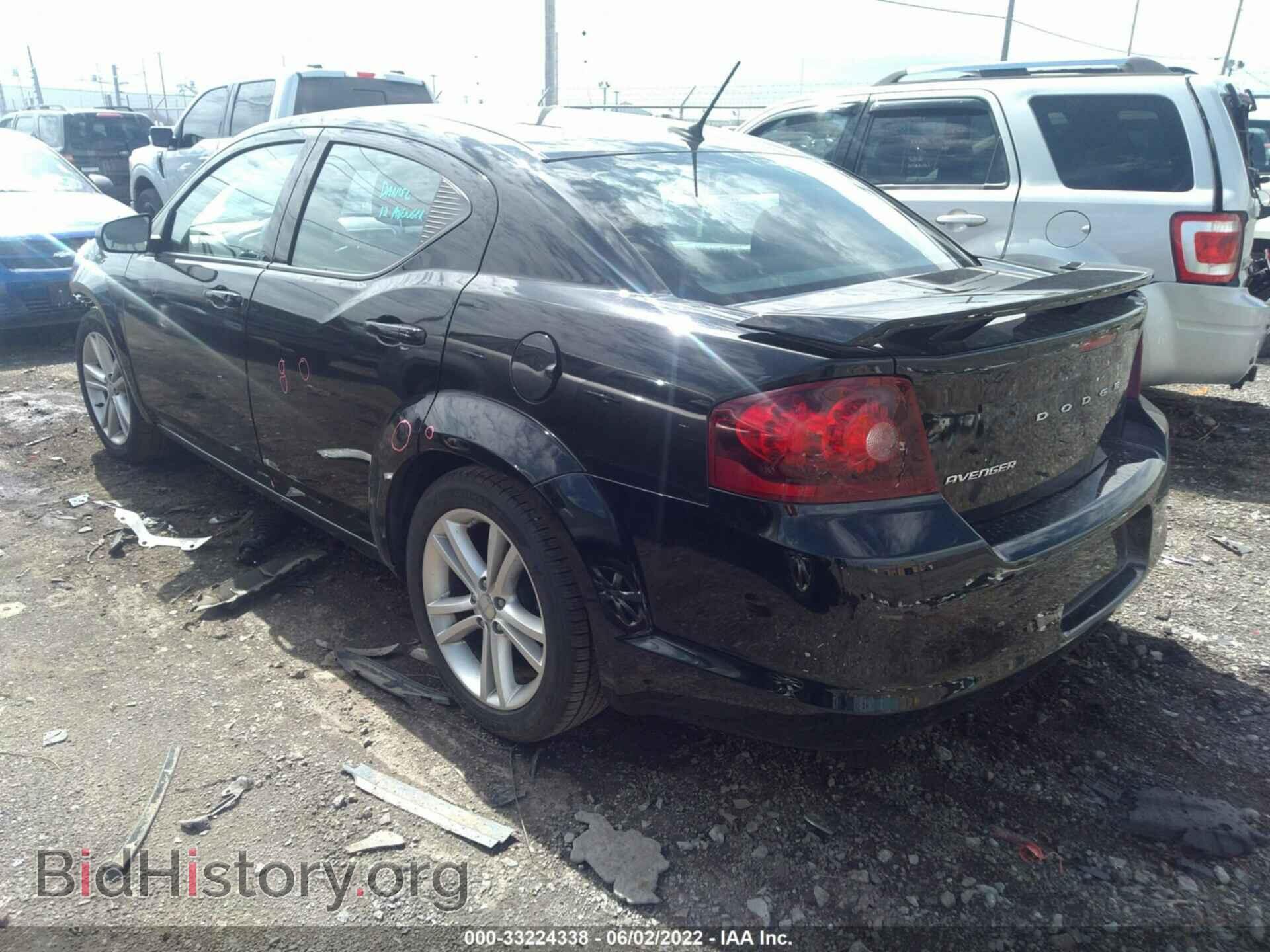 2012 DODGE AVENGER - VIN: 1C3CDZAG8CN328392 - Фото 3