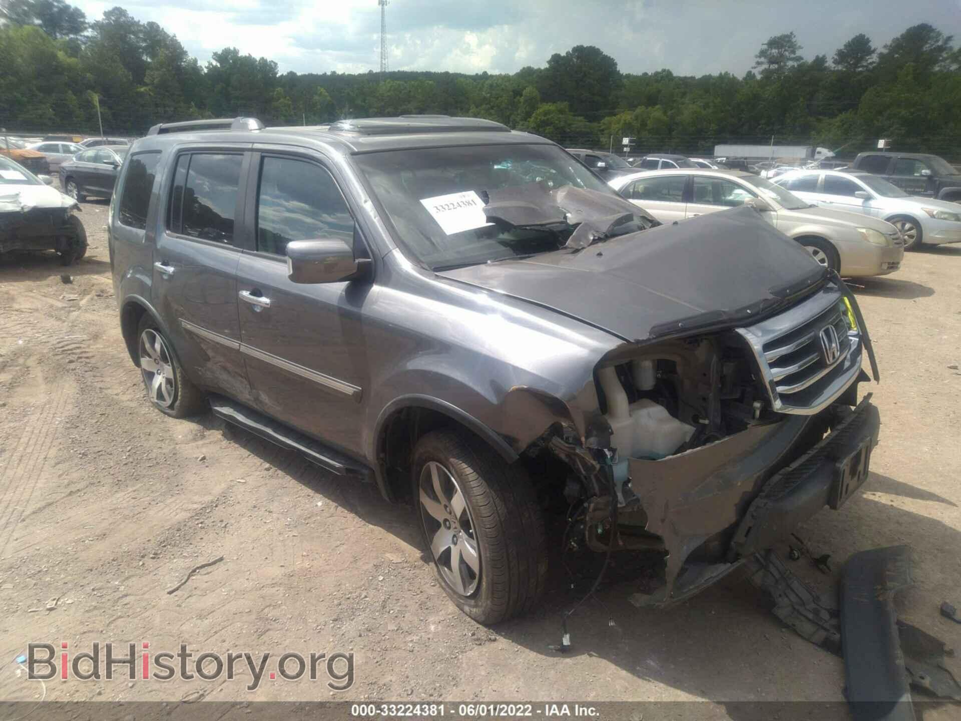Фотография 5FNYF3H91CB016462 - HONDA PILOT 2012