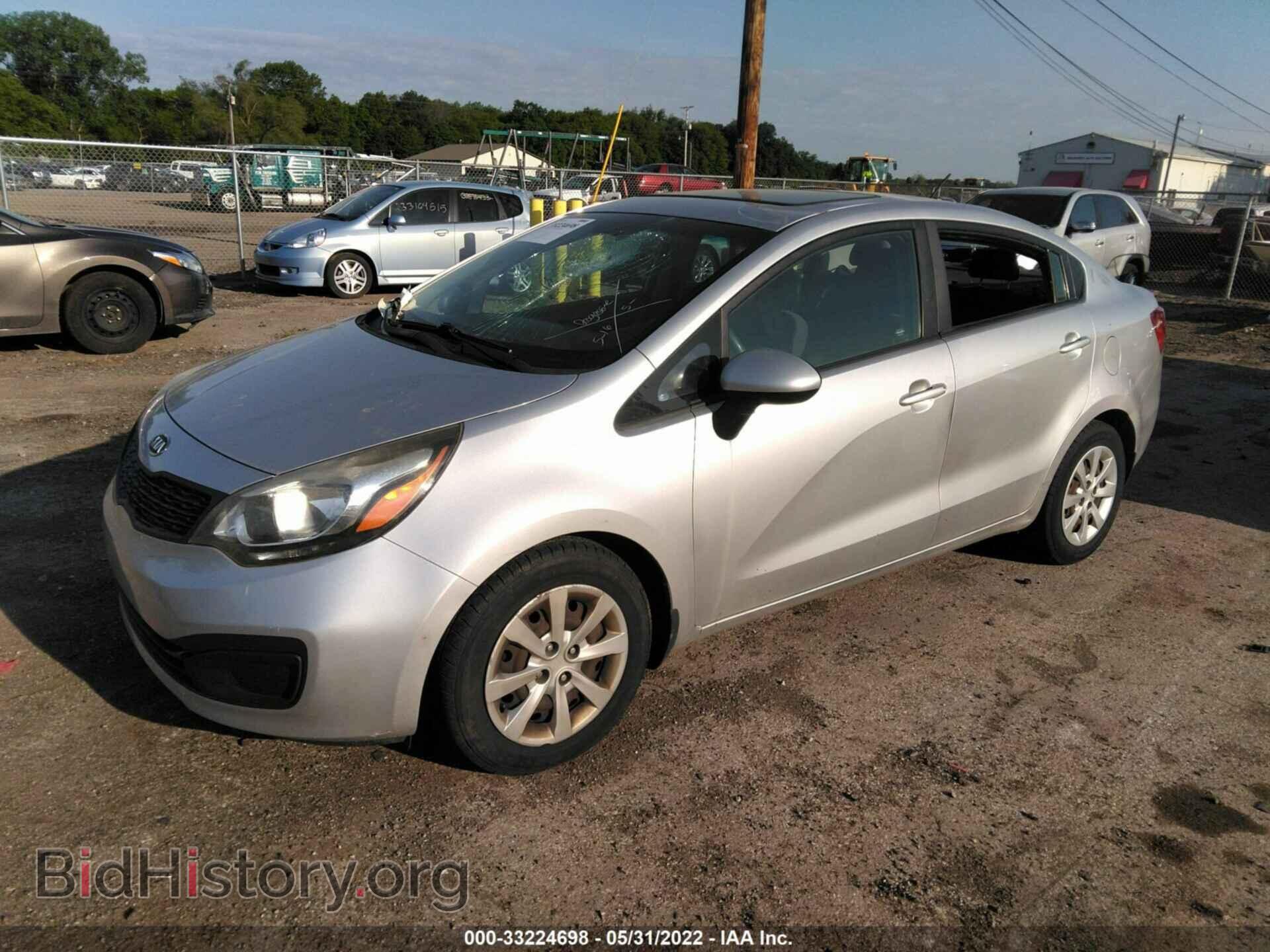 2012 KIA RIO - VIN: KNADM4A30C6052250 - Фото 2