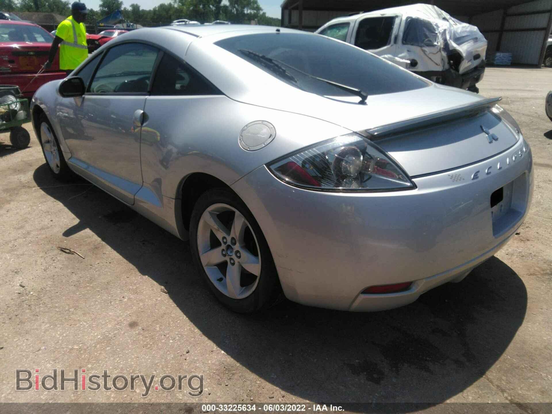 2007 MITSUBISHI ECLIPSE - VIN: 4A3AK34T87E009110 - Фото 3