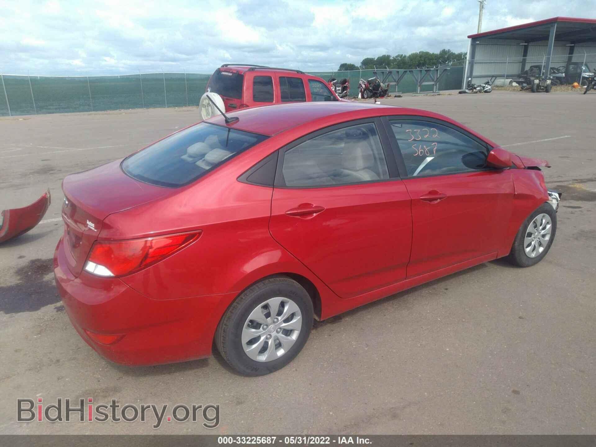 2016 HYUNDAI ACCENT - VIN: KMHCT4AE4GU092704 - Фото 4