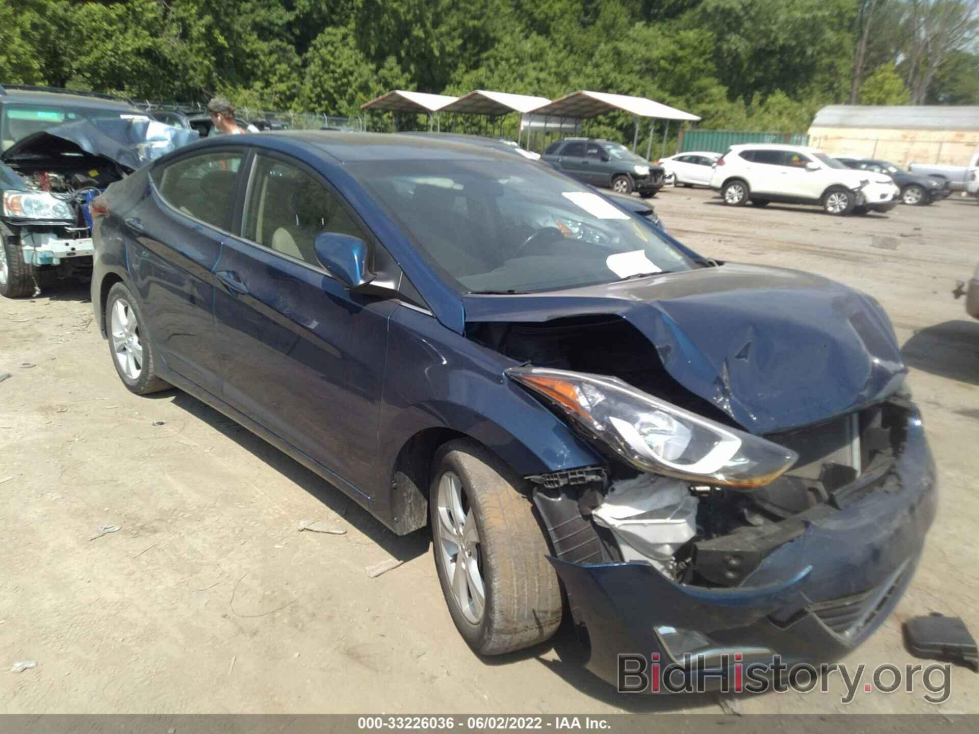 Photo 5NPDH4AE6GH784919 - HYUNDAI ELANTRA 2016