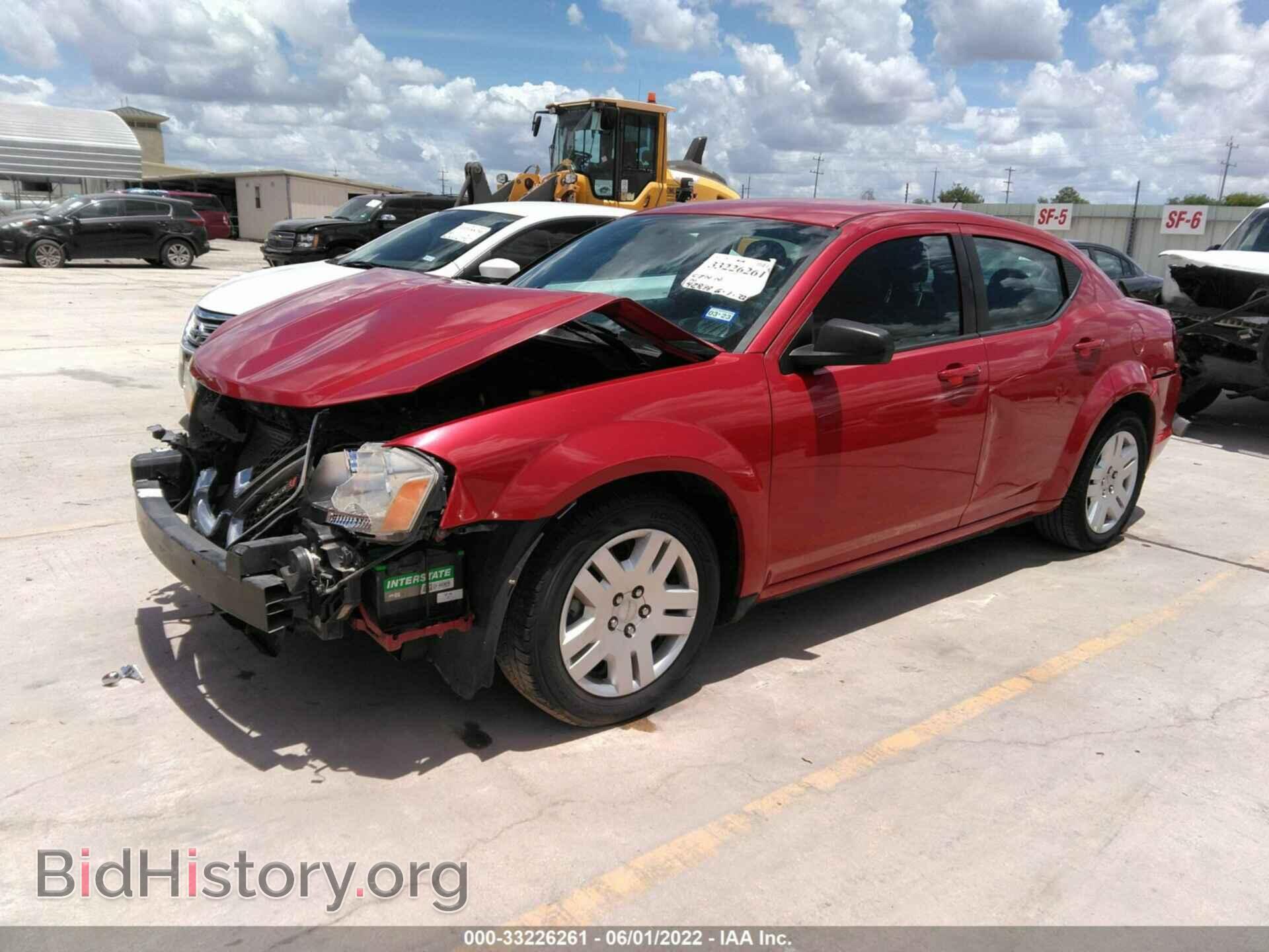 2014 DODGE AVENGER - VIN: 1C3CDZAB9EN160897 - Фото 2