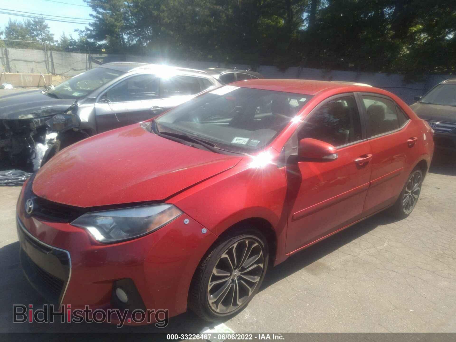 2014 TOYOTA COROLLA - VIN: 2T1BURHE6EC163637 - Фото 2