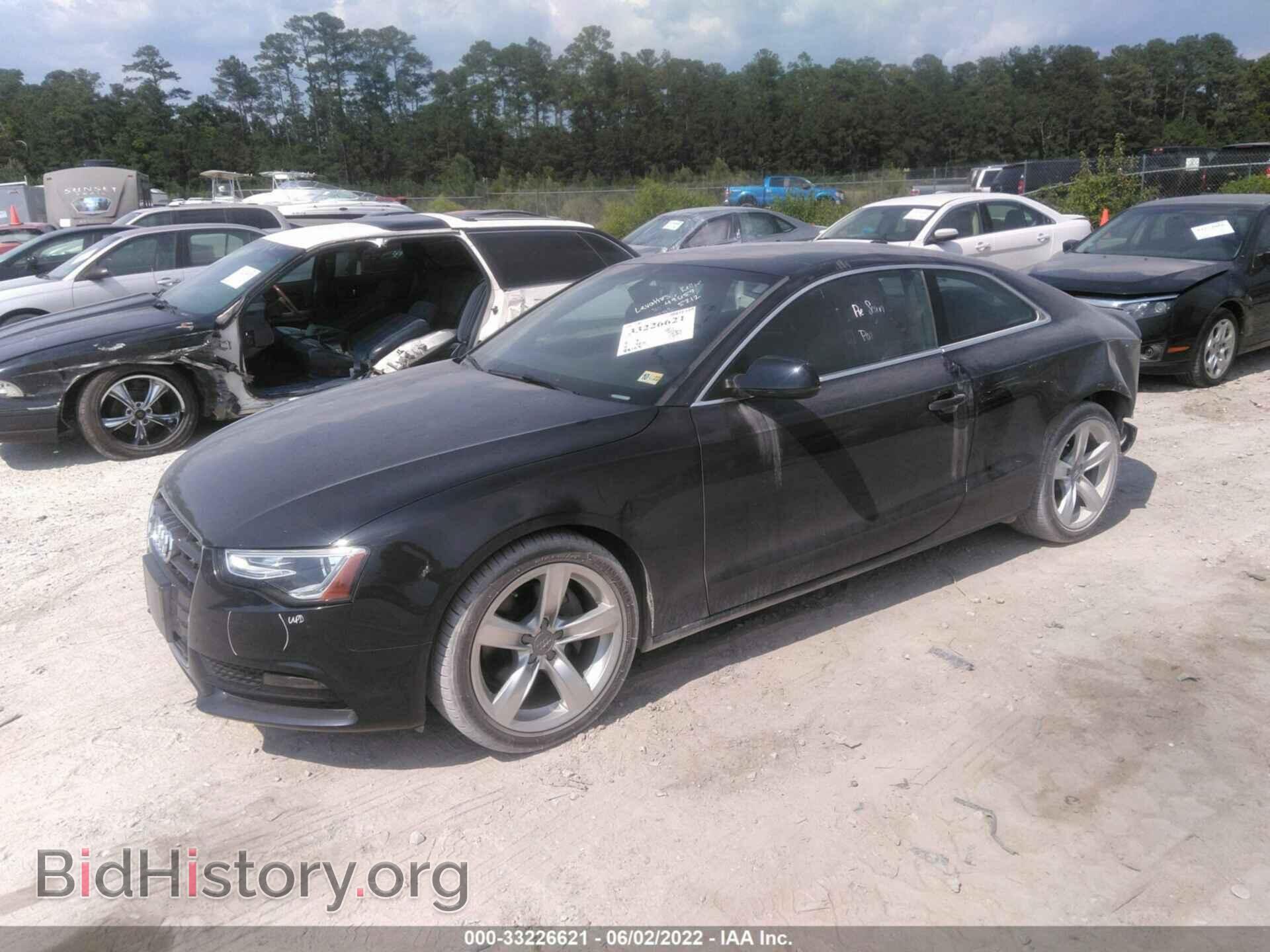 2013 AUDI A5 - VIN: WAULFAFR6DA049160 - Фото 2