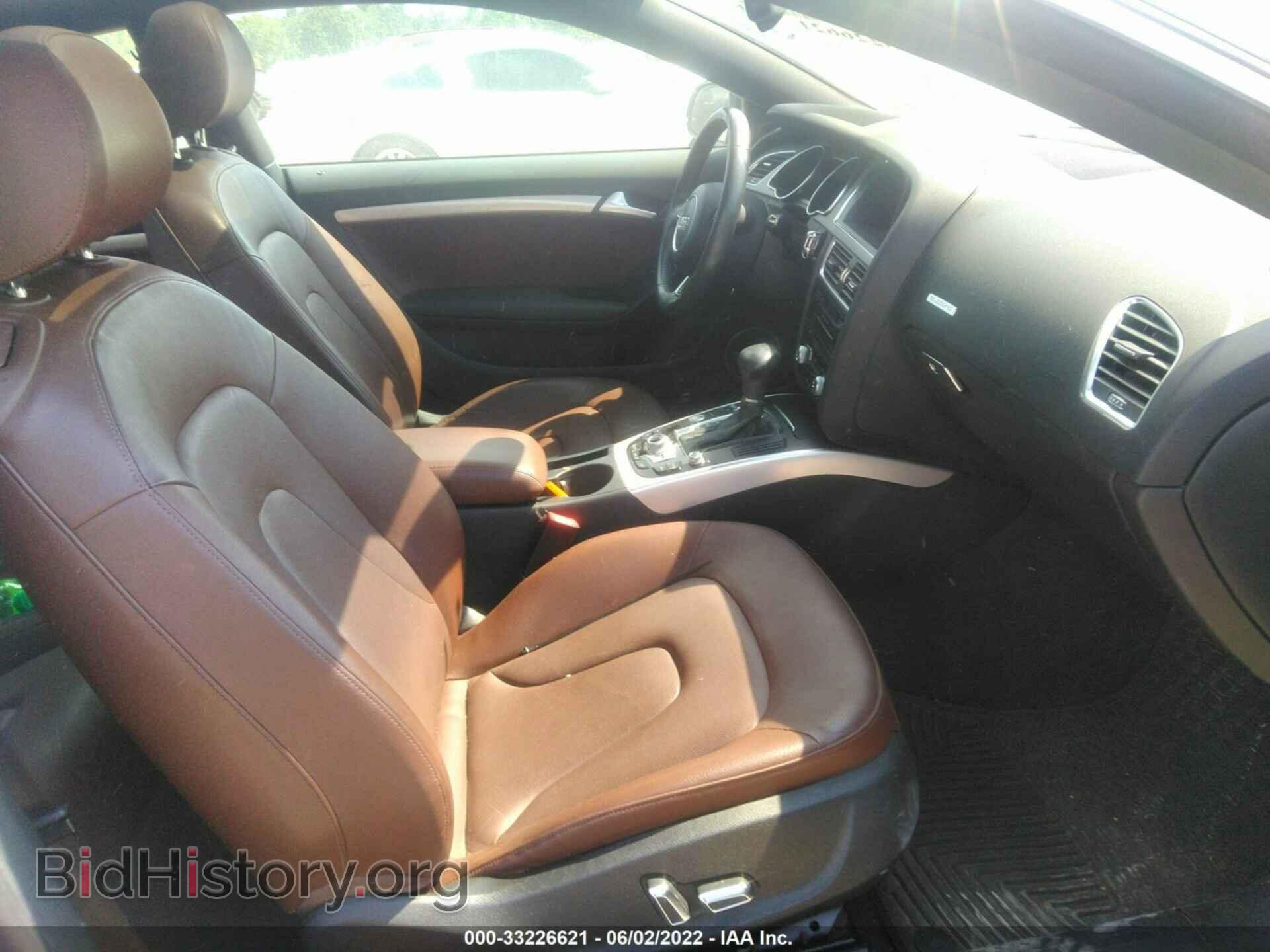 2013 AUDI A5 - VIN: WAULFAFR6DA049160 - Фото 5