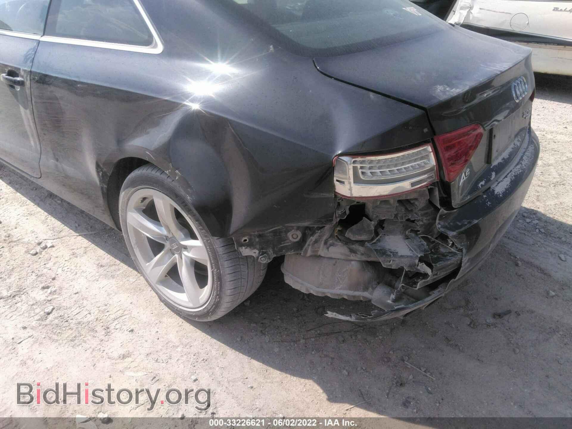 2013 AUDI A5 - VIN: WAULFAFR6DA049160 - Фото 6