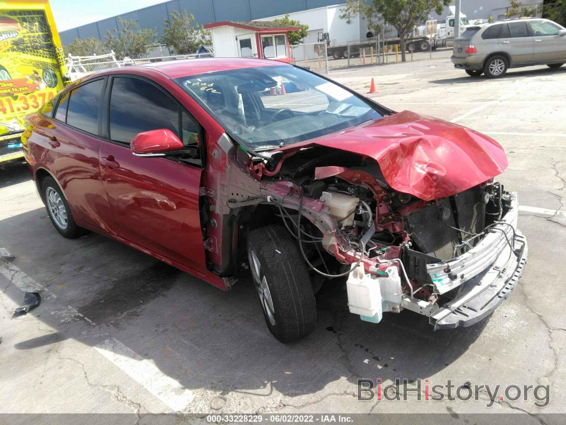 Photo JTDKBRFU6H3576476 - TOYOTA PRIUS 2017