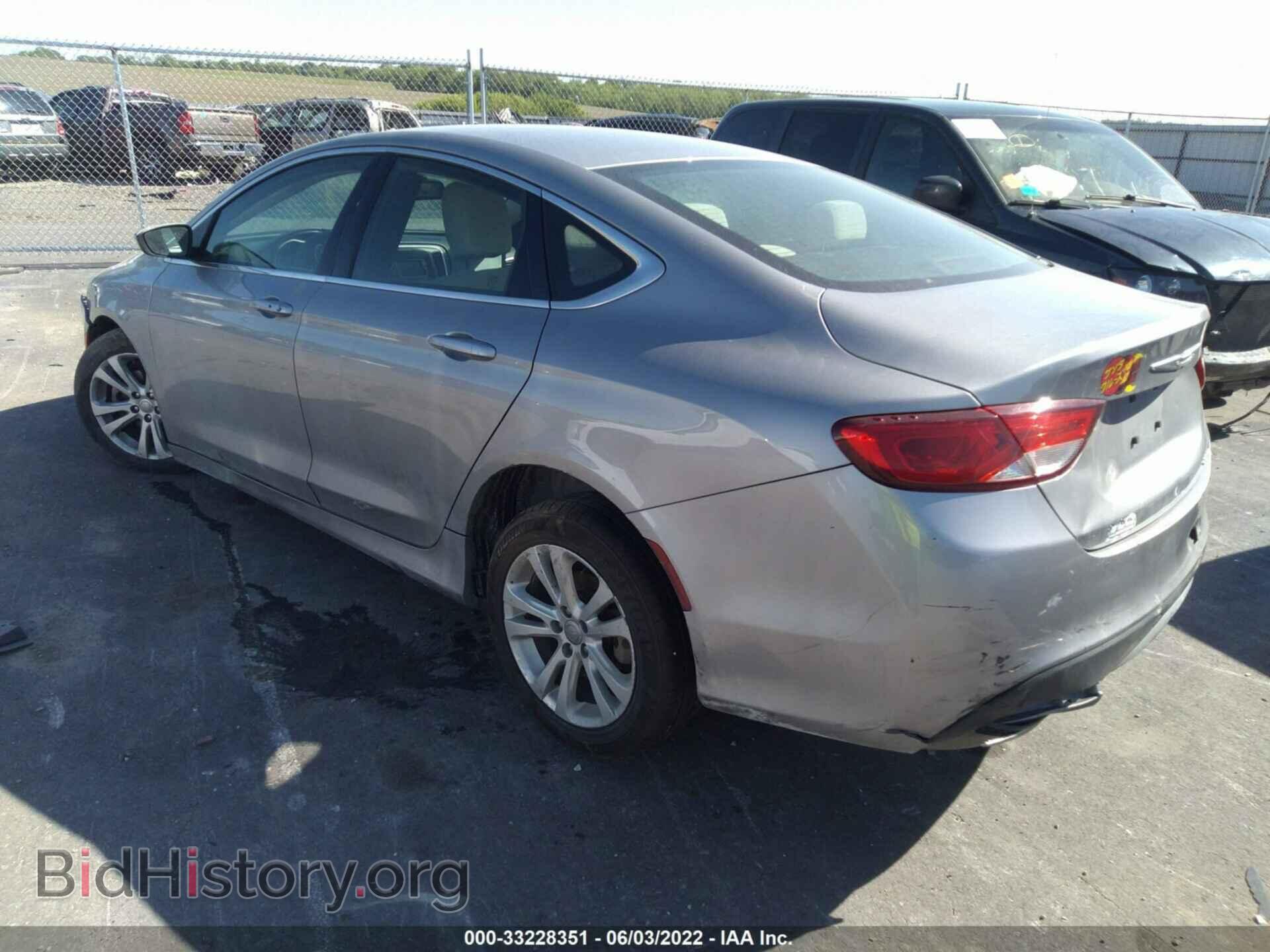 2015 CHRYSLER 200 - VIN: 1C3CCCAB7FN503191 - Фото 3