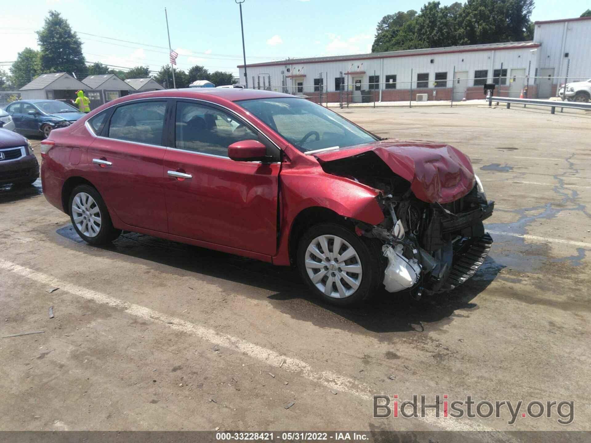 Photo 3N1AB7AP8EY268359 - NISSAN SENTRA 2014