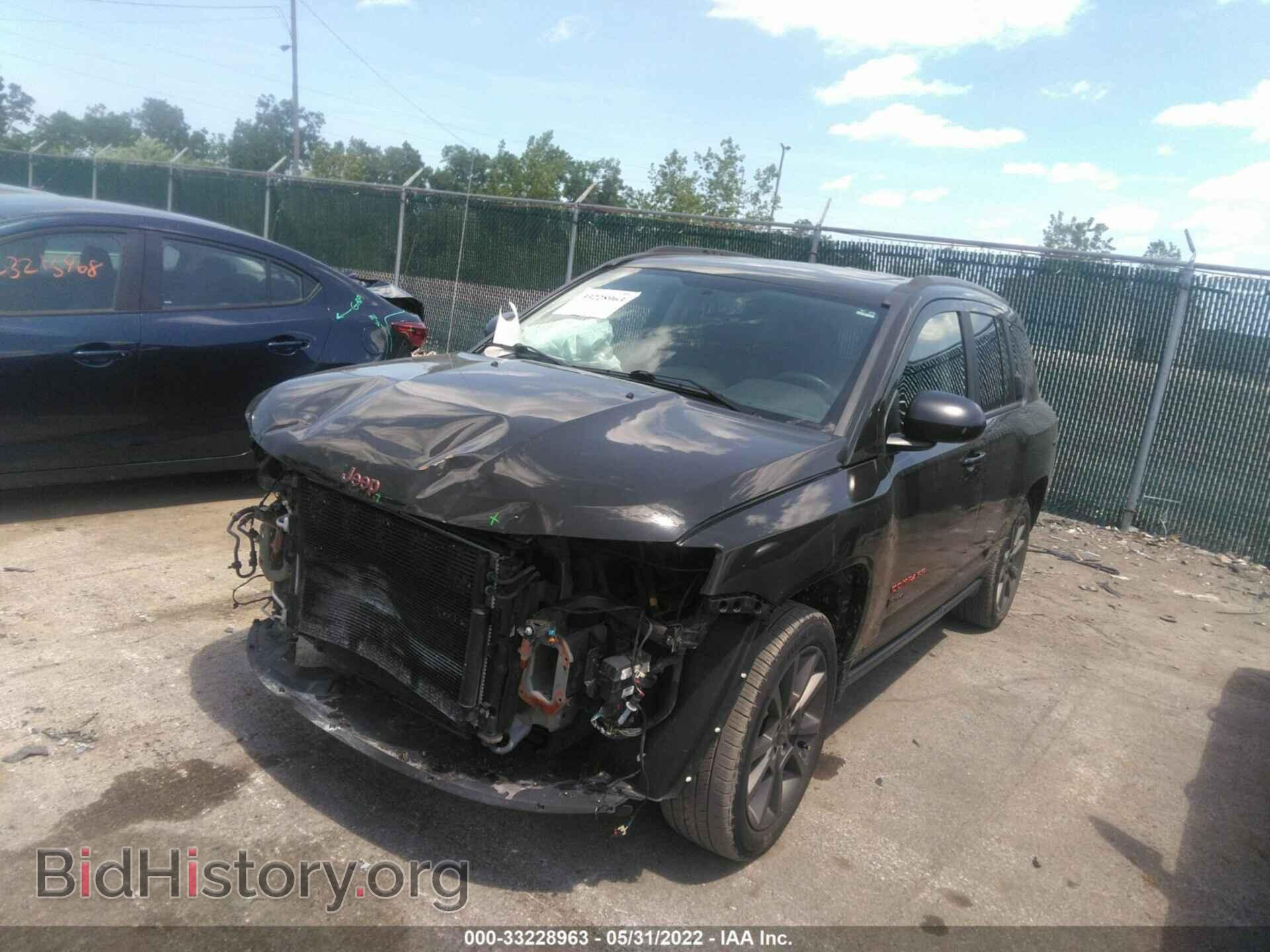 2017 JEEP COMPASS - VIN: 1C4NJCBB2HD141286 - Фото 2