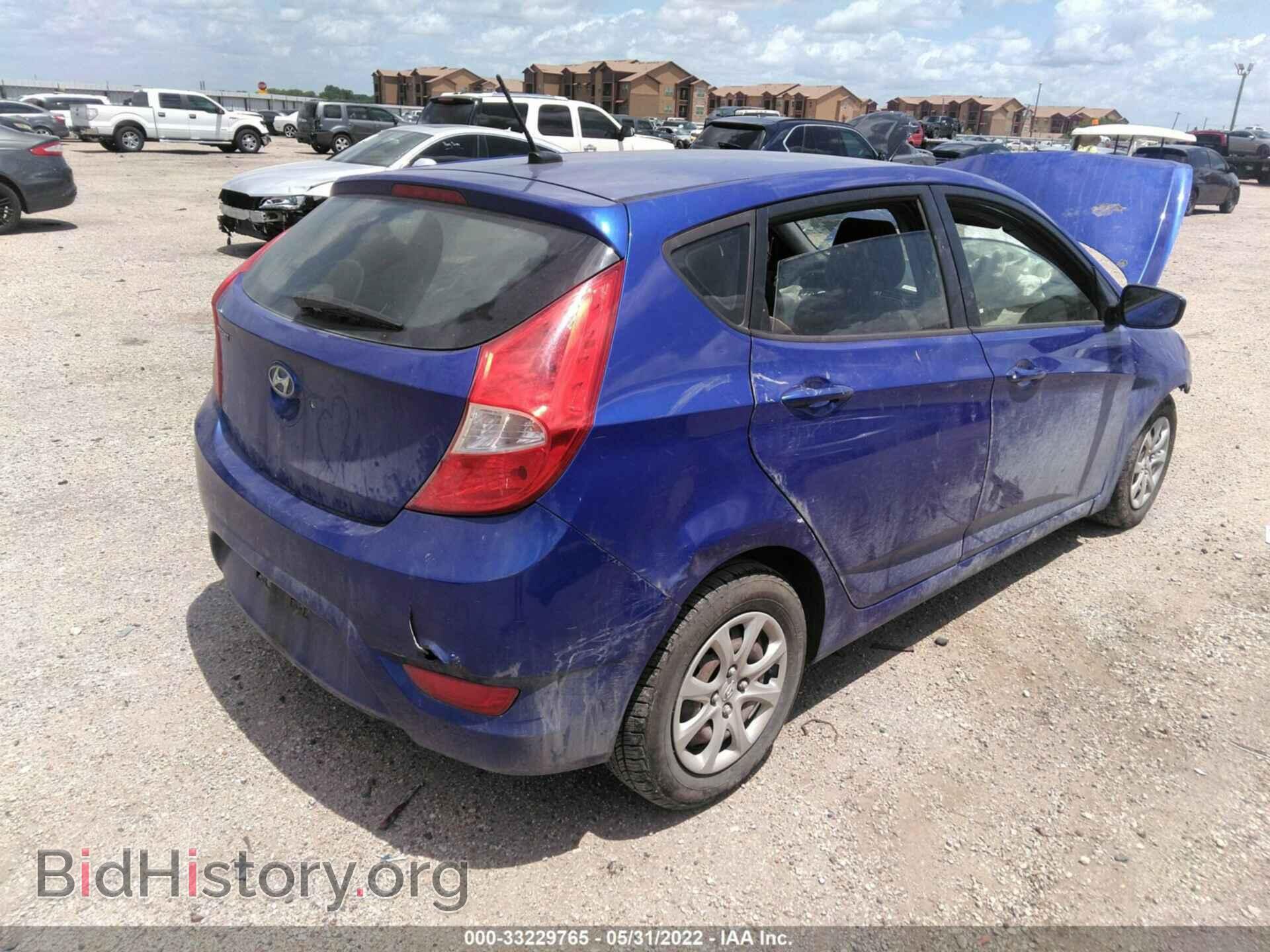2013 HYUNDAI ACCENT - VIN: KMHCT5AE1DU140371 - Фото 4