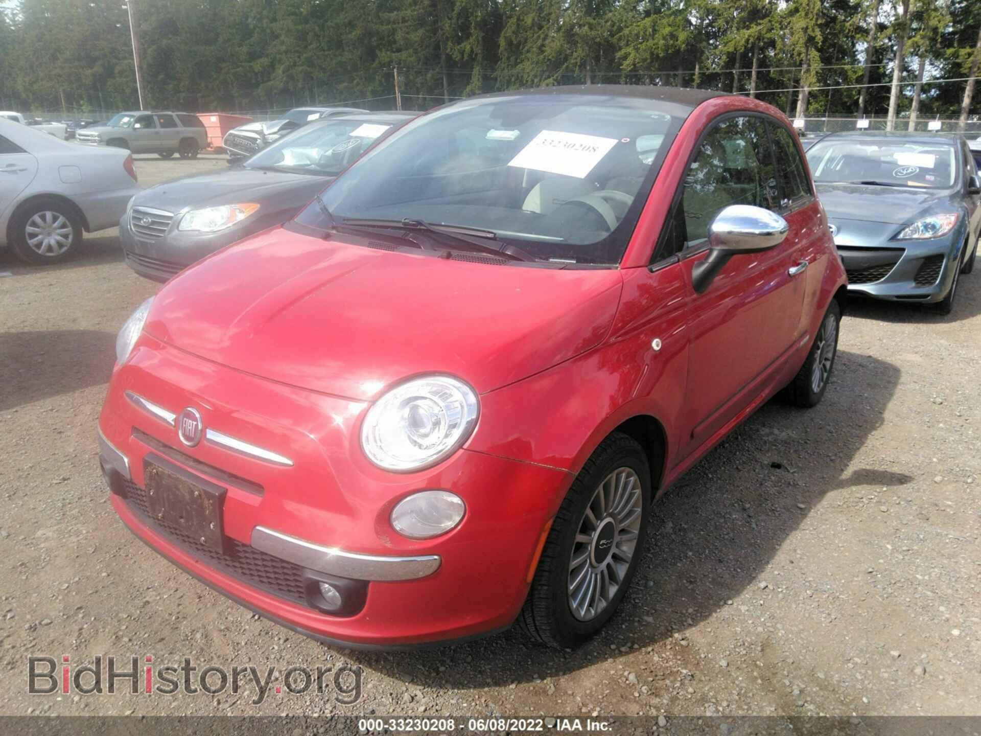 2012 FIAT 500 - VIN: 3C3CFFER8CT118878 - Фото 2