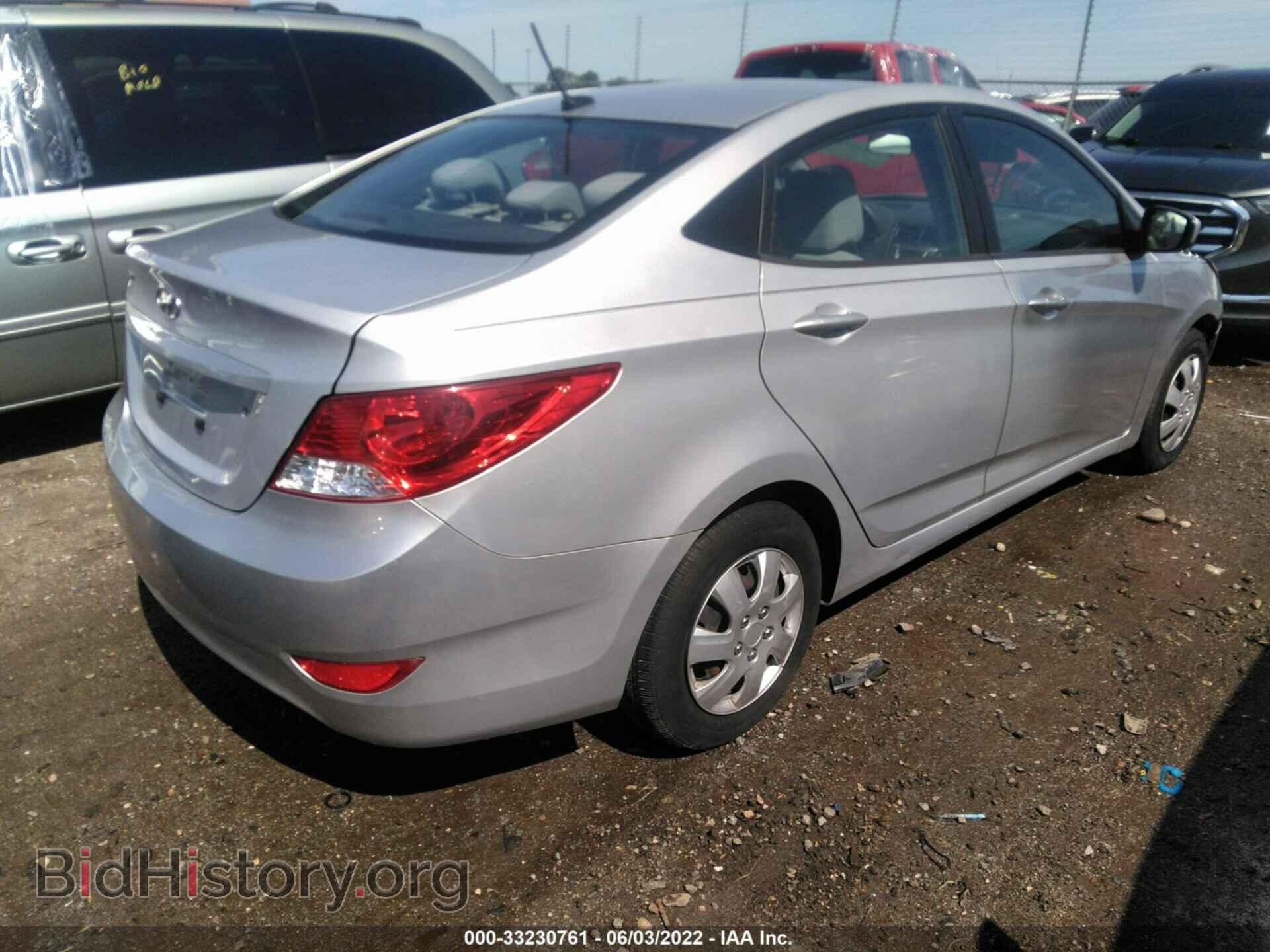 2014 HYUNDAI ACCENT - VIN: KMHCT4AE9EU687111 - Фото 4