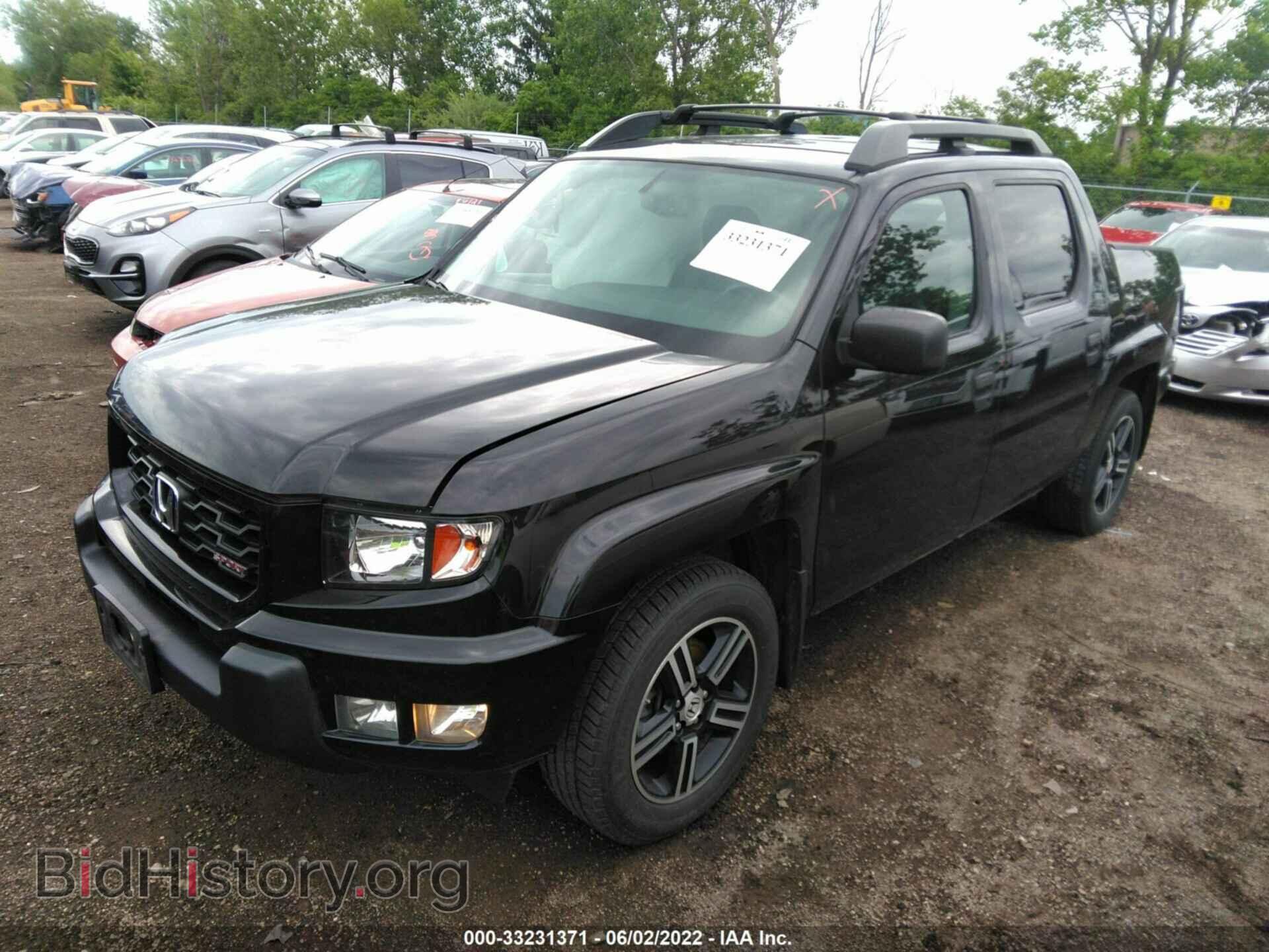 2014 HONDA RIDGELINE - VIN: 5FPYK1F73EB014658 - Фото 2