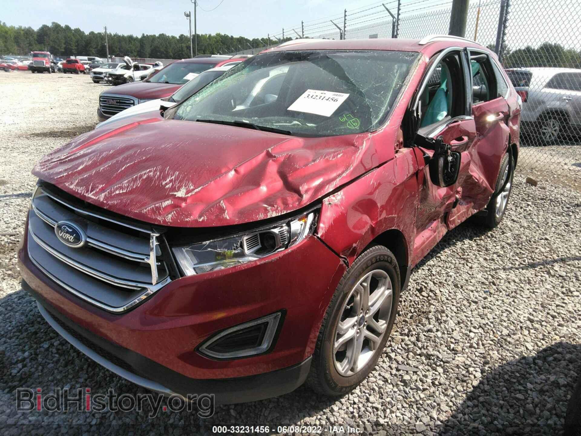 2015 FORD EDGE - VIN: 2FMTK3K84FBB79416 - Фото 2