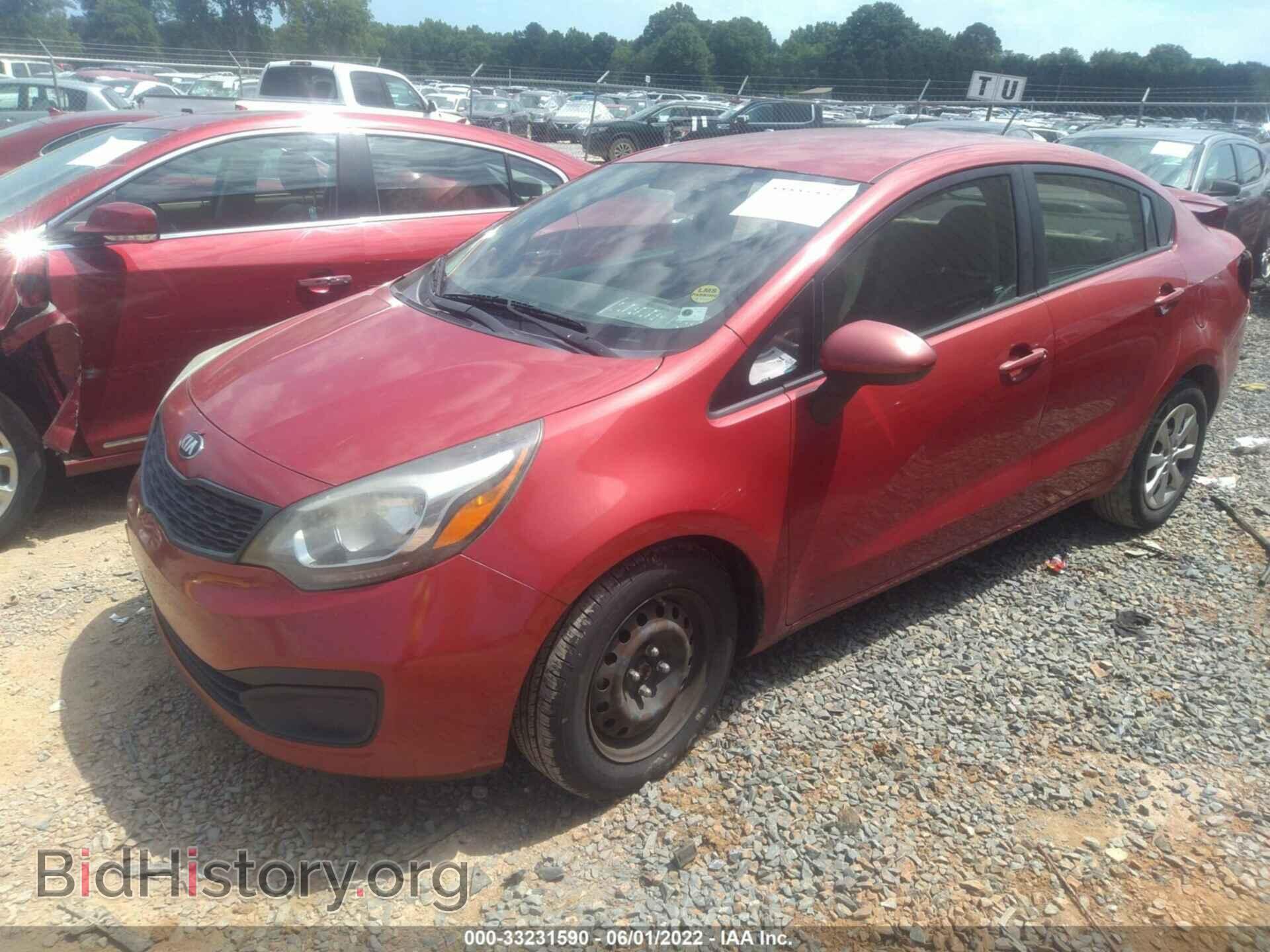 2013 KIA RIO - VIN: KNADM4A33D6178944 - Фото 2