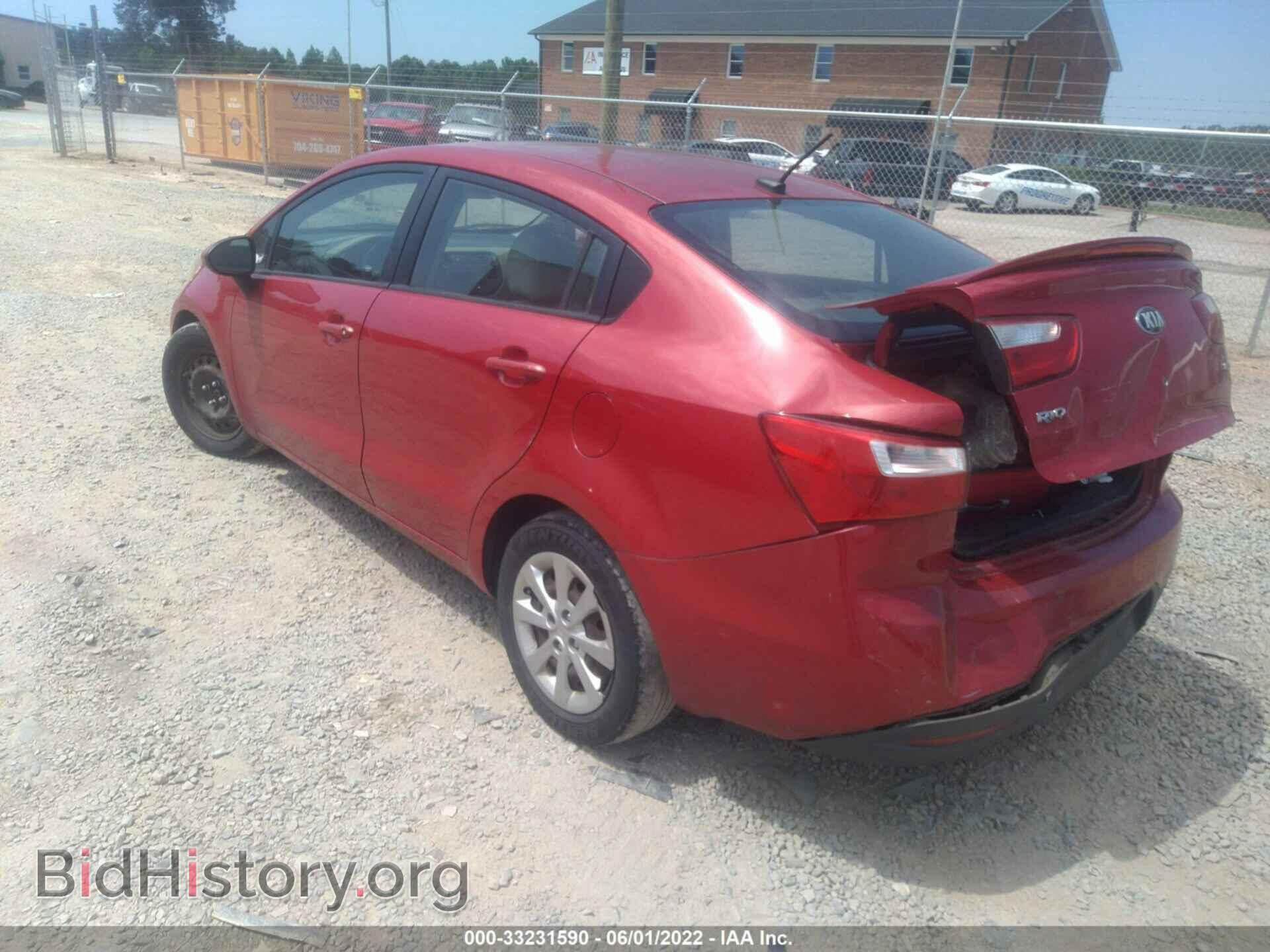 2013 KIA RIO - VIN: KNADM4A33D6178944 - Фото 3