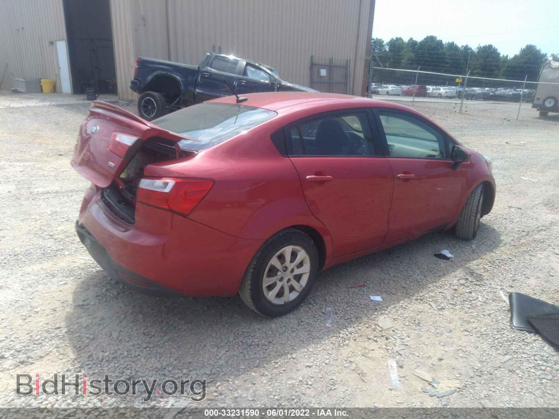 2013 KIA RIO - VIN: KNADM4A33D6178944 - Фото 4