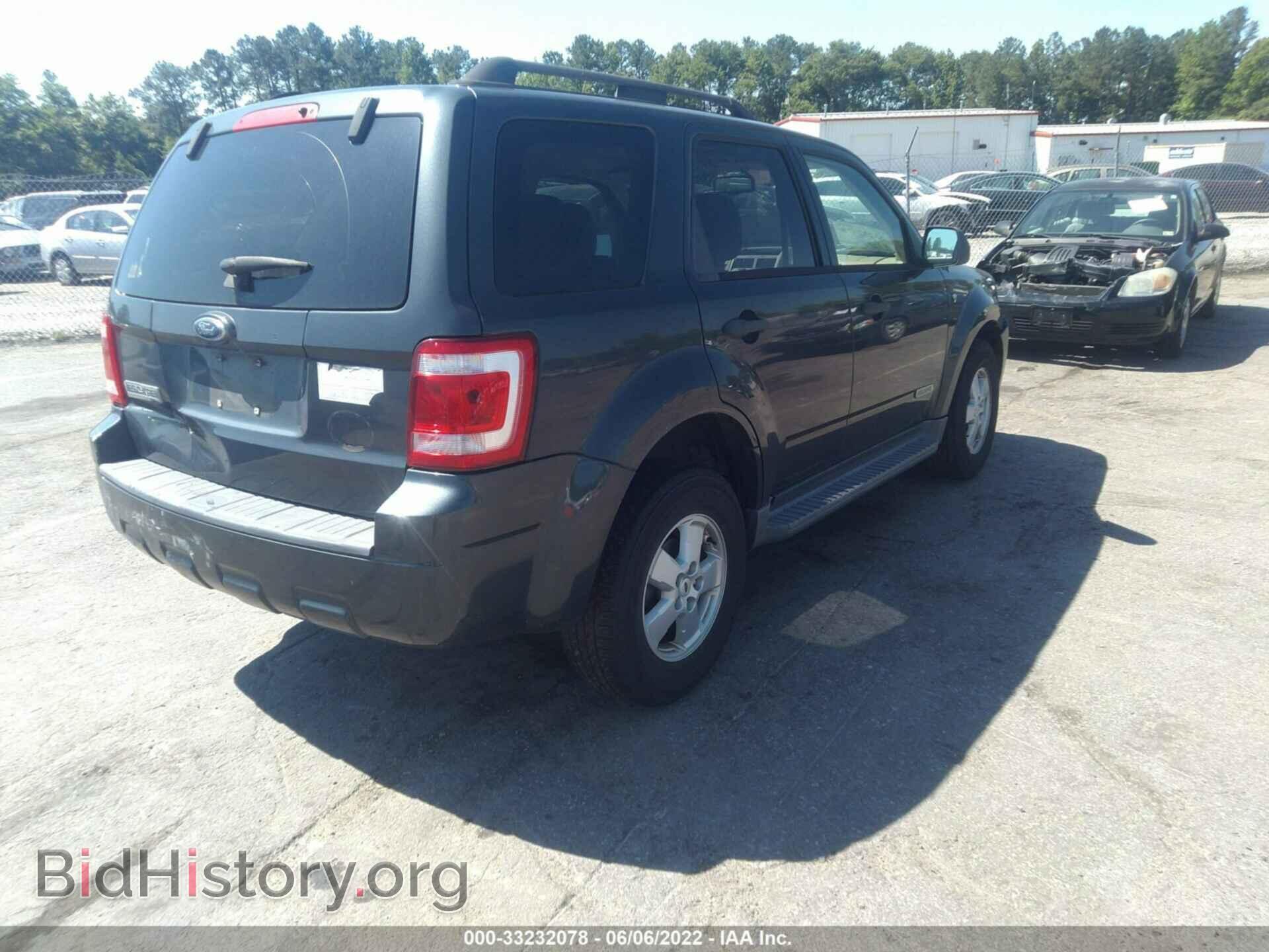 2008 FORD ESCAPE - VIN: 1FMCU03128KB05320 - Photo 4
