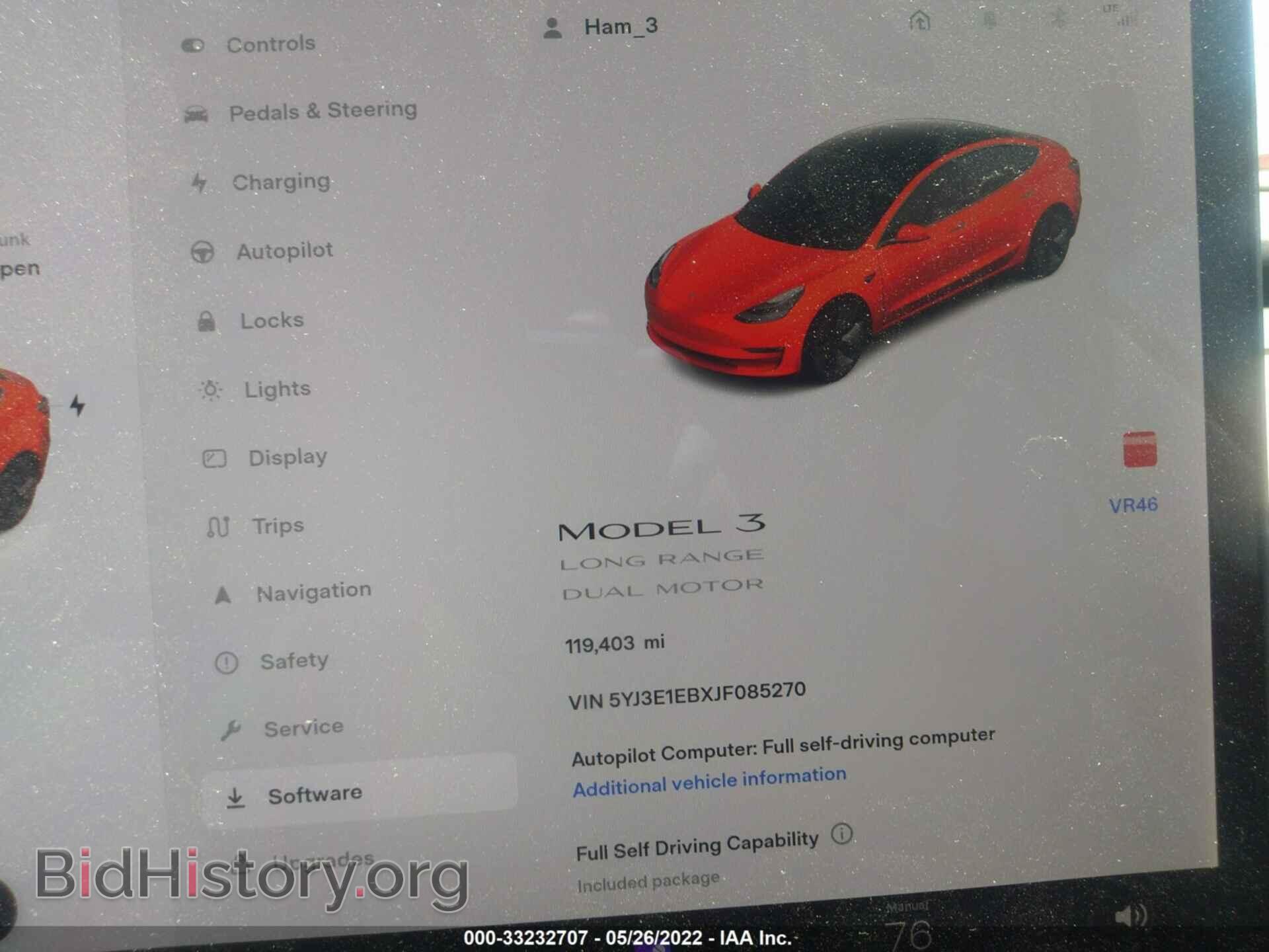 2018 TESLA MODEL 3 - VIN: 5YJ3E1EBXJF085270 - Photo 7
