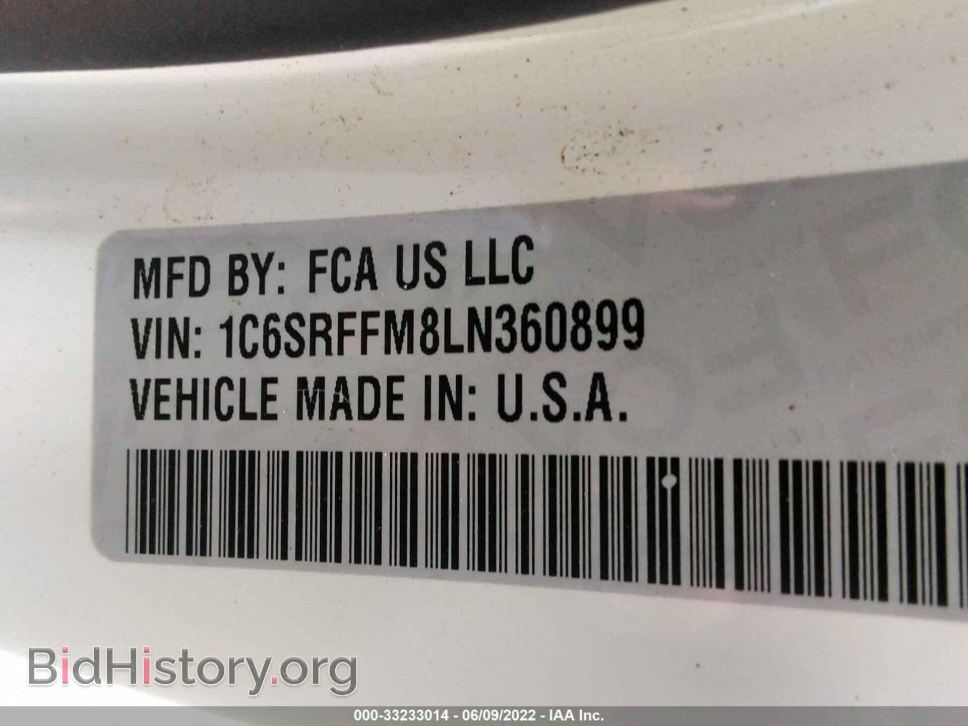 2020 RAM 1500 - VIN: 1C6SRFFM8LN360899 - Фото 9
