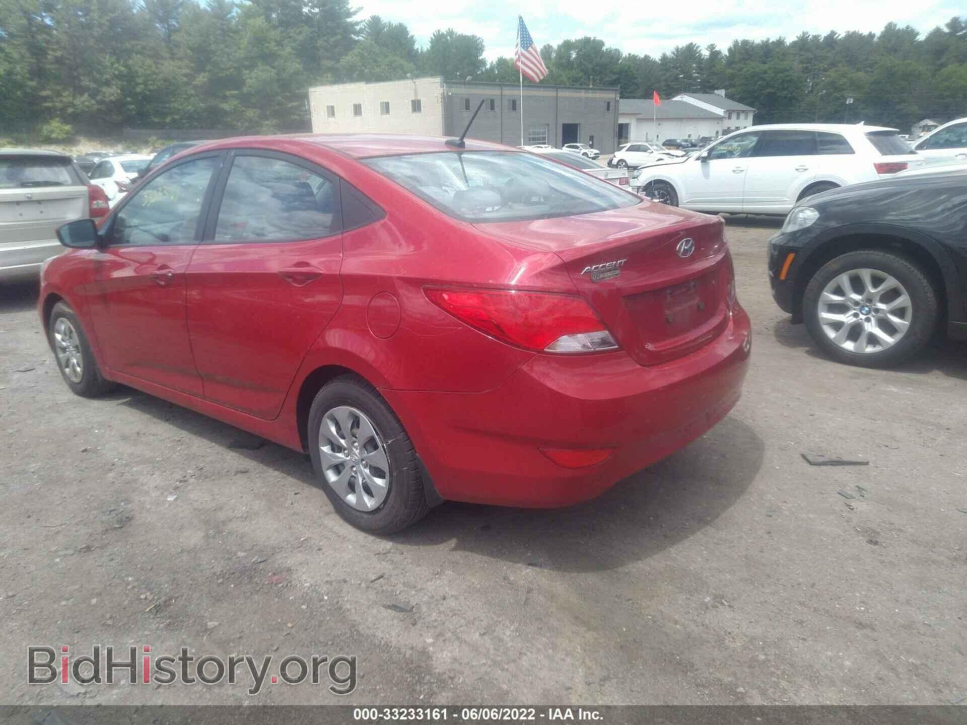 2016 HYUNDAI ACCENT - VIN: KMHCT4AE2GU111931 - Фото 3