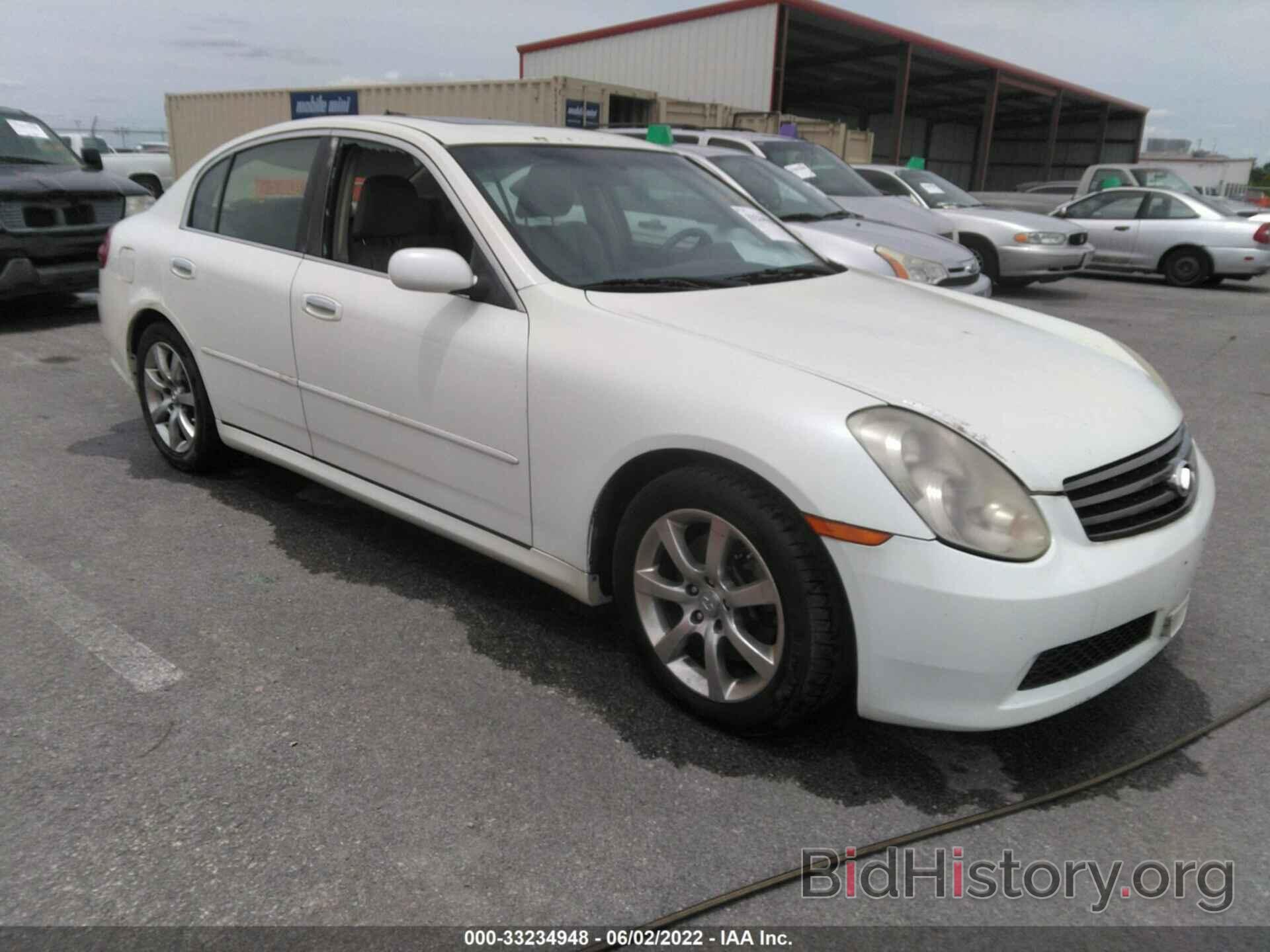 Photo JNKCV51E66M502517 - INFINITI G35 SEDAN 2006