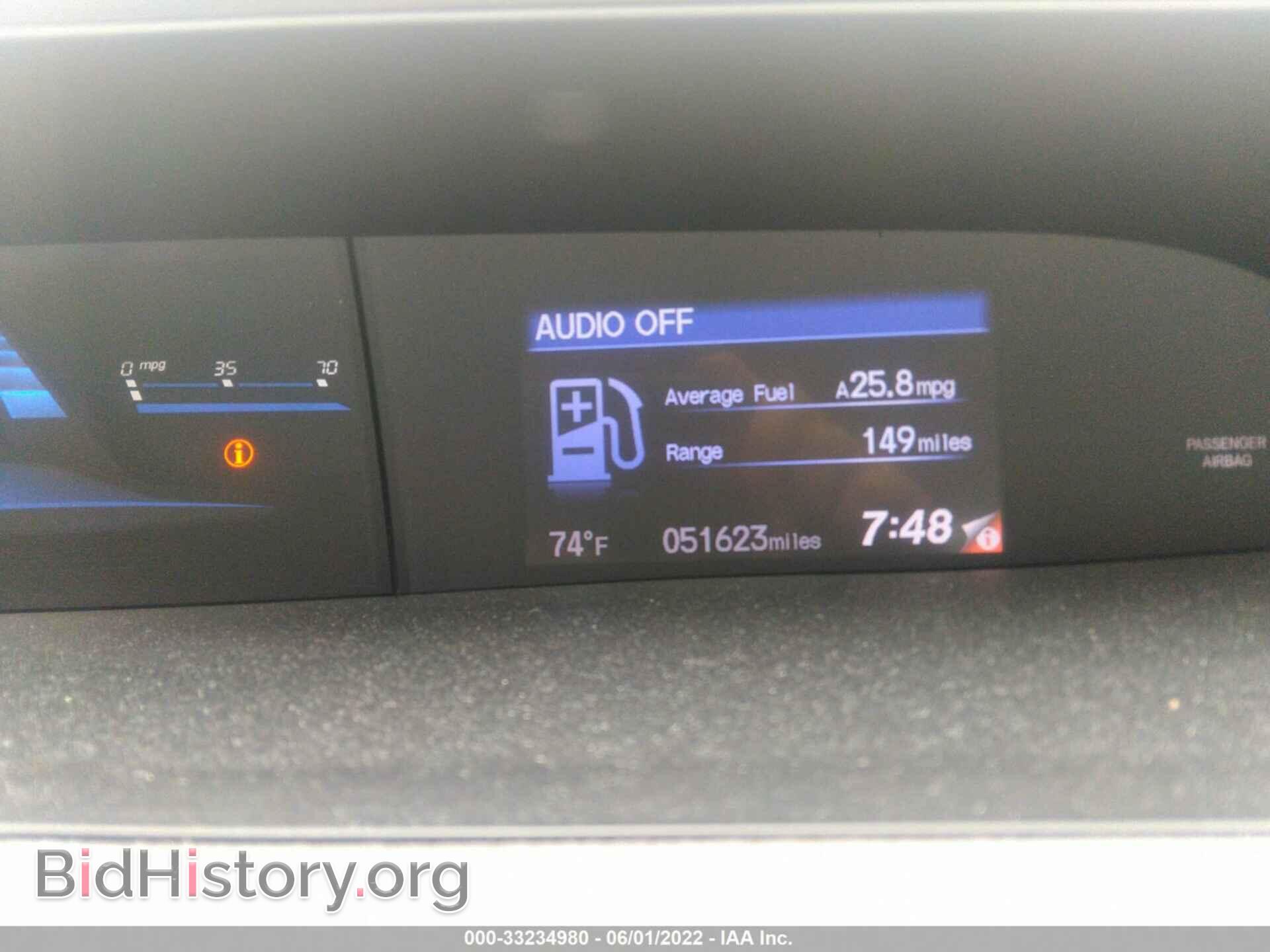 2012 HONDA CIVIC SDN - VIN: 2HGFB2F90CH308650 - Фото 7