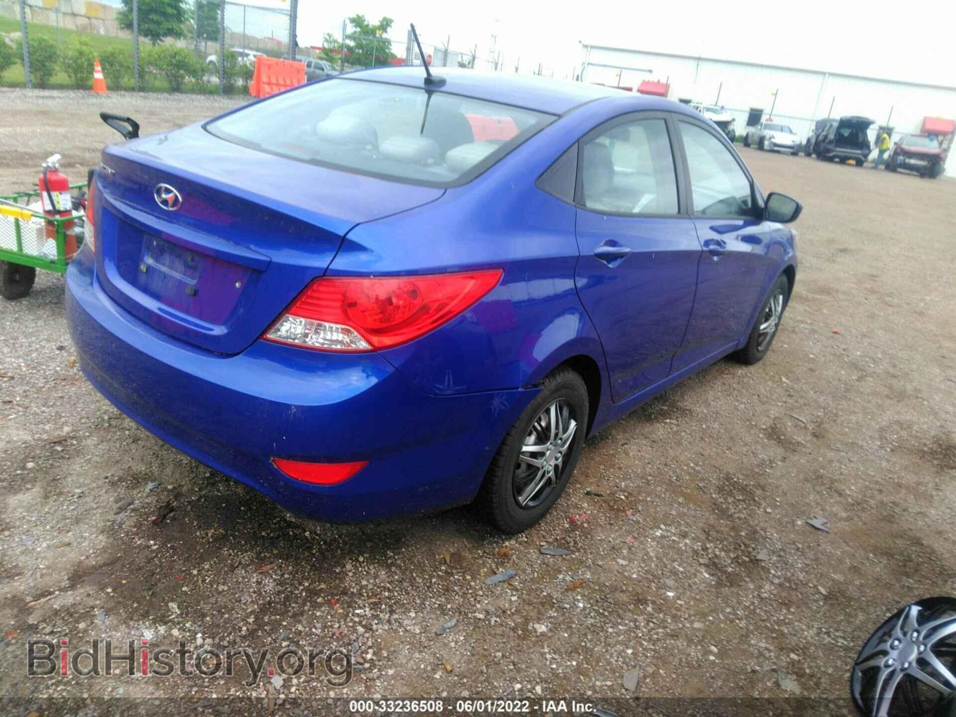 2014 HYUNDAI ACCENT - VIN: KMHCT4AE5EU631487 - Фото 4