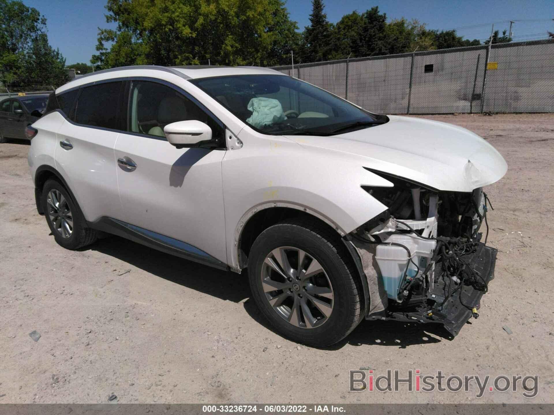 Photo 5N1AZ2MH3JN201624 - NISSAN MURANO 2018