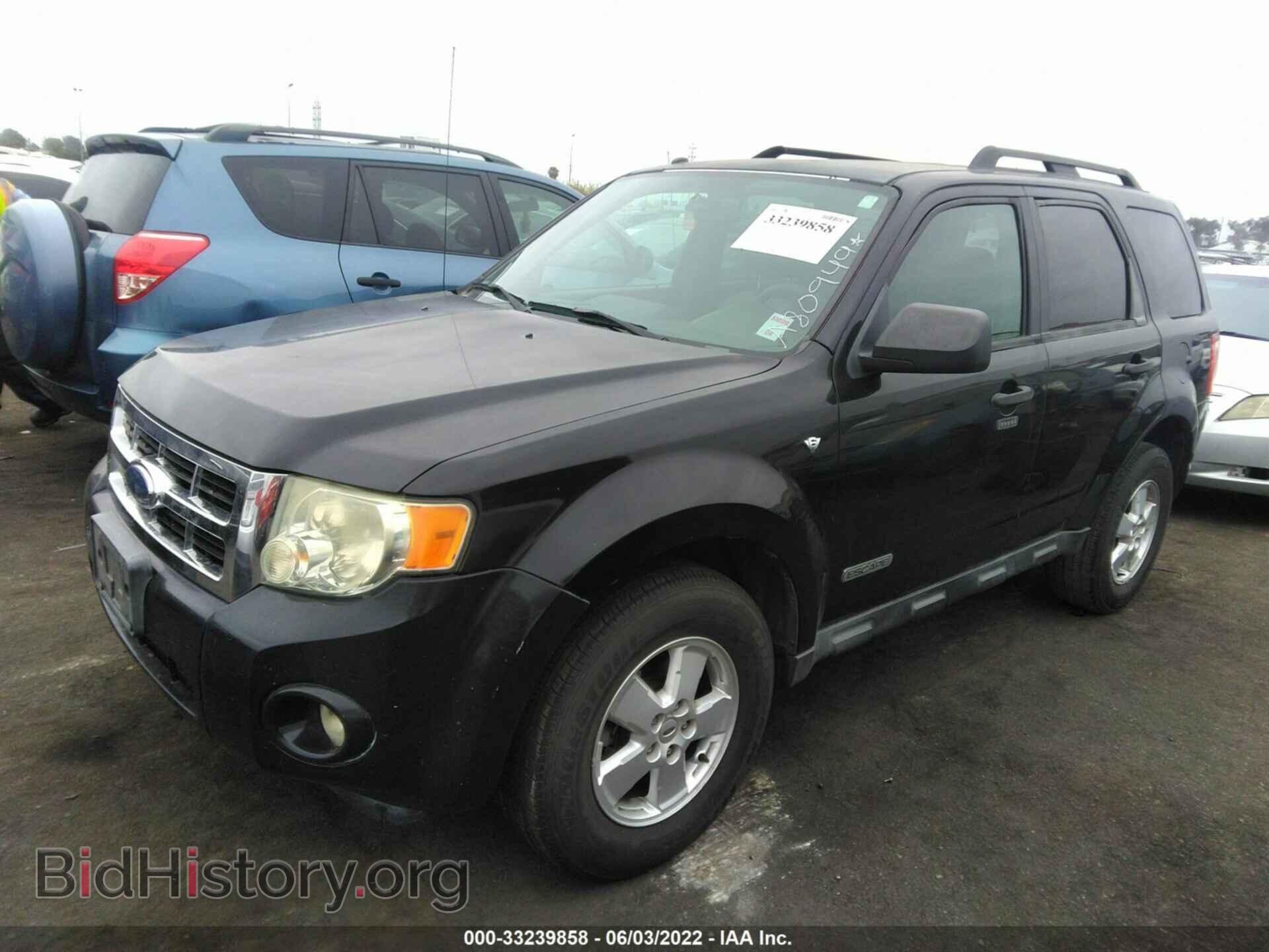 2008 FORD ESCAPE - VIN: 1FMCU03108KA80949 - Фото 2