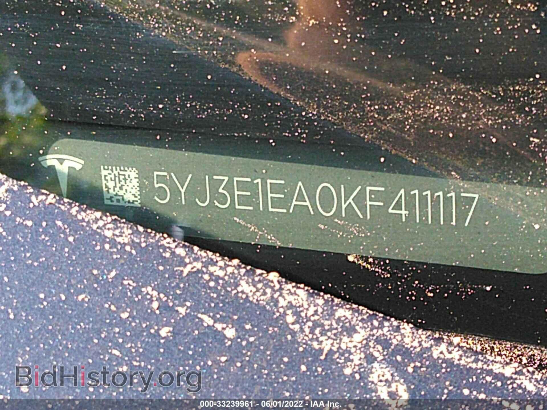 2019 TESLA MODEL 3 - VIN: 5YJ3E1EA0KF411117 - Photo 9
