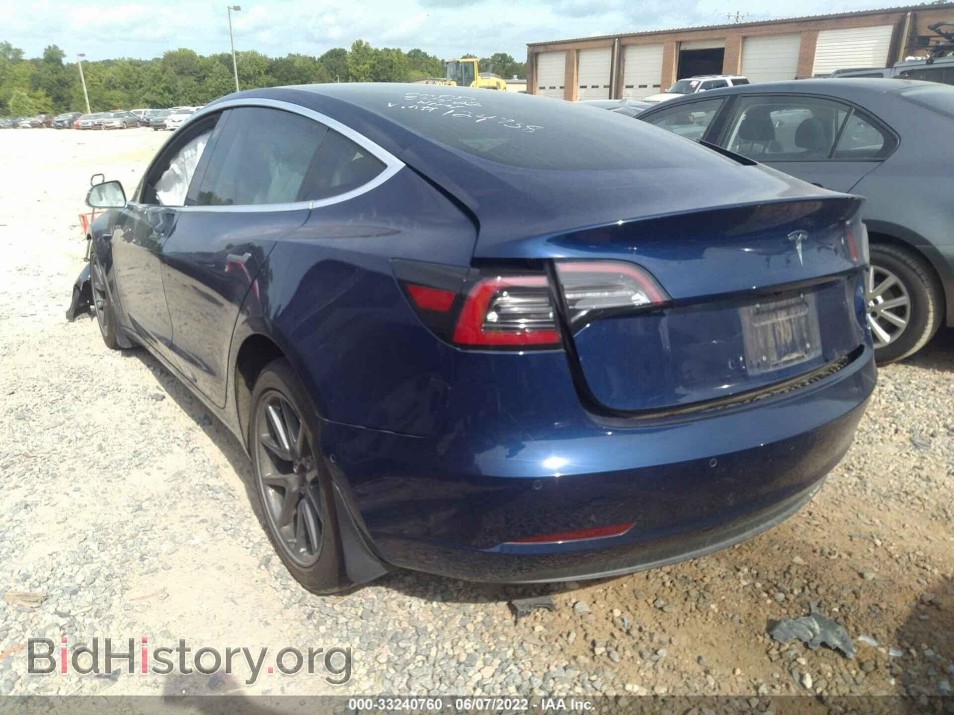 2018 TESLA MODEL 3 - VIN: 5YJ3E1EA1JF124738 - Фото 3
