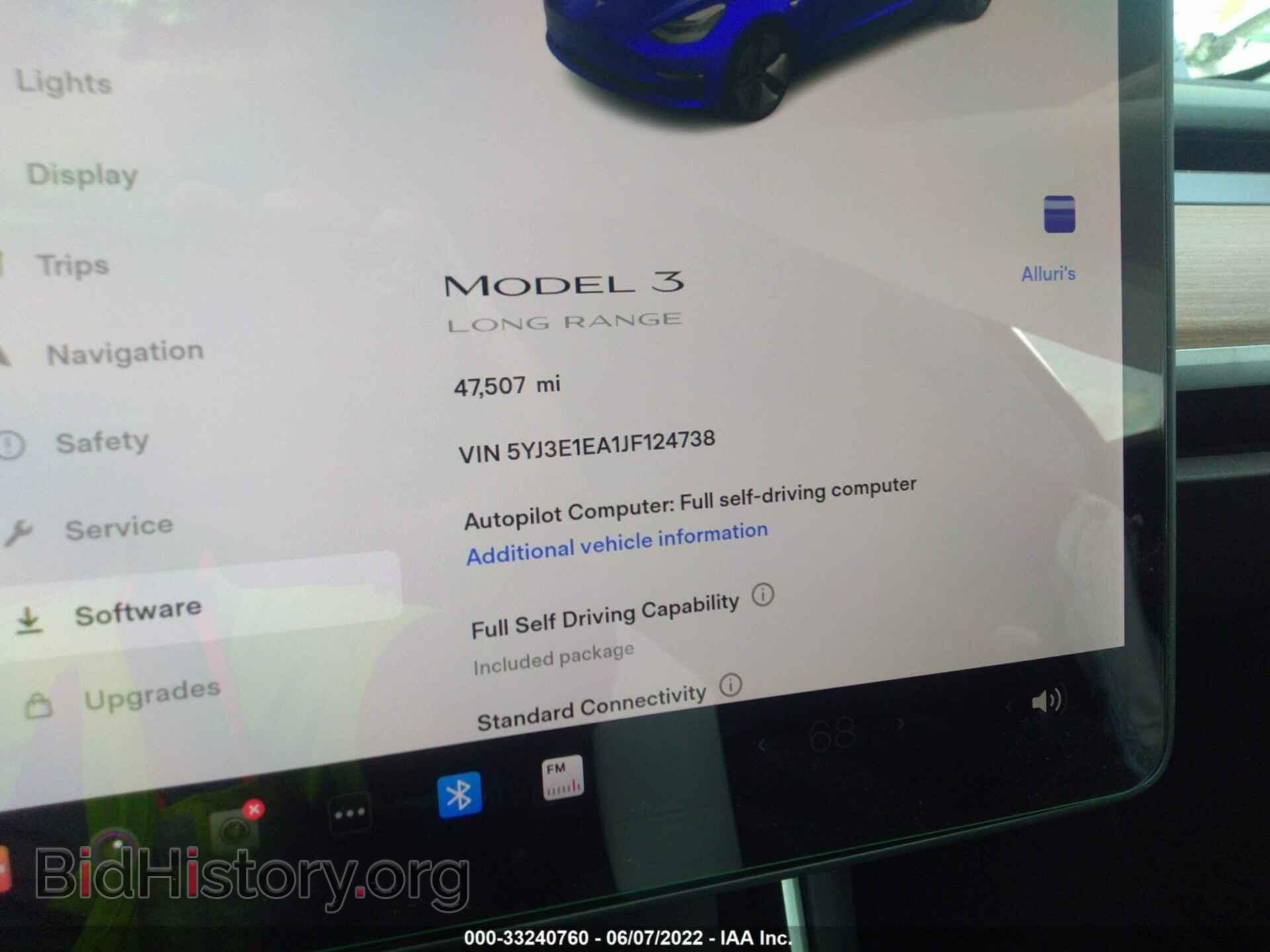 2018 TESLA MODEL 3 - VIN: 5YJ3E1EA1JF124738 - Фото 7
