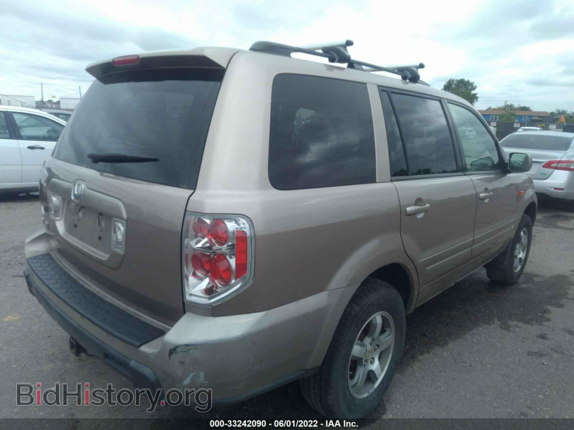 2007 HONDA PILOT - VIN: 5FNYF28627B029128 - Фото 4